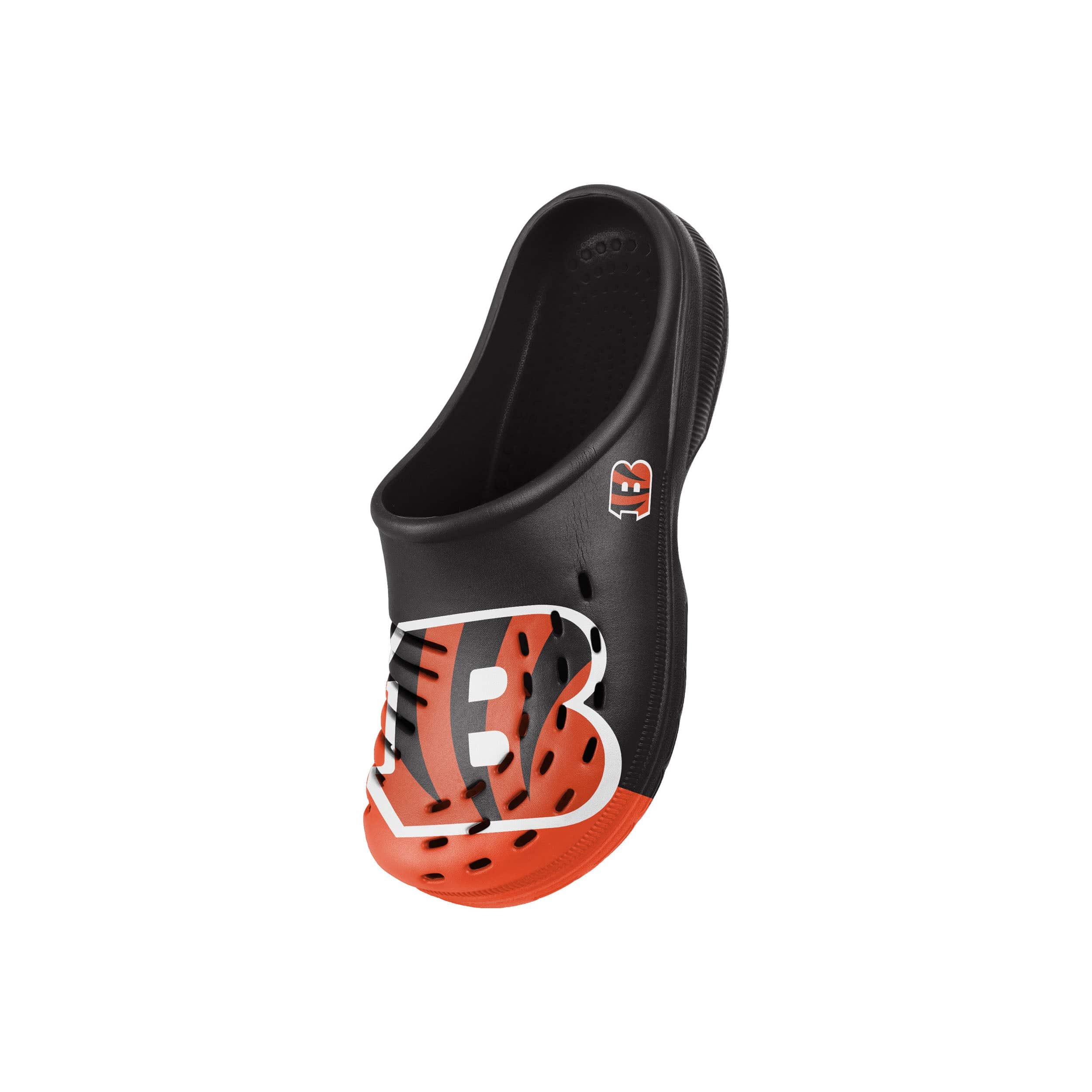 Cincinnati Bengals NFL Youth Colorblock Big Logo Clog - Image 3