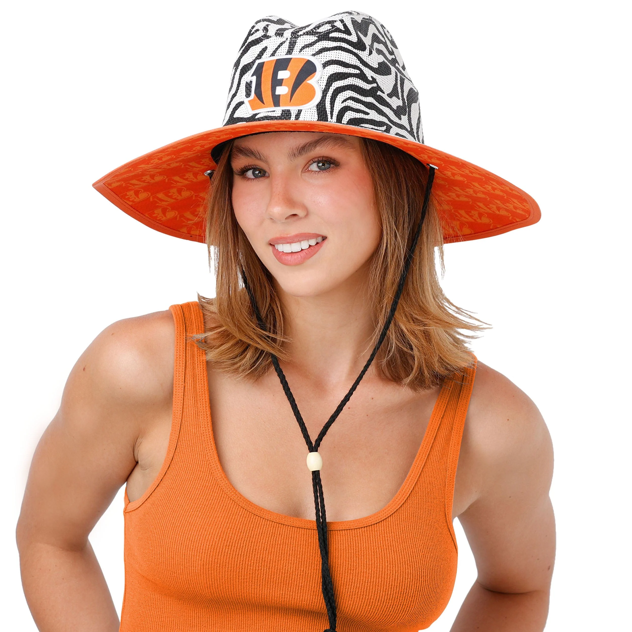 Cincinnati Bengals Thematic NFL Straw Hat - Image 4