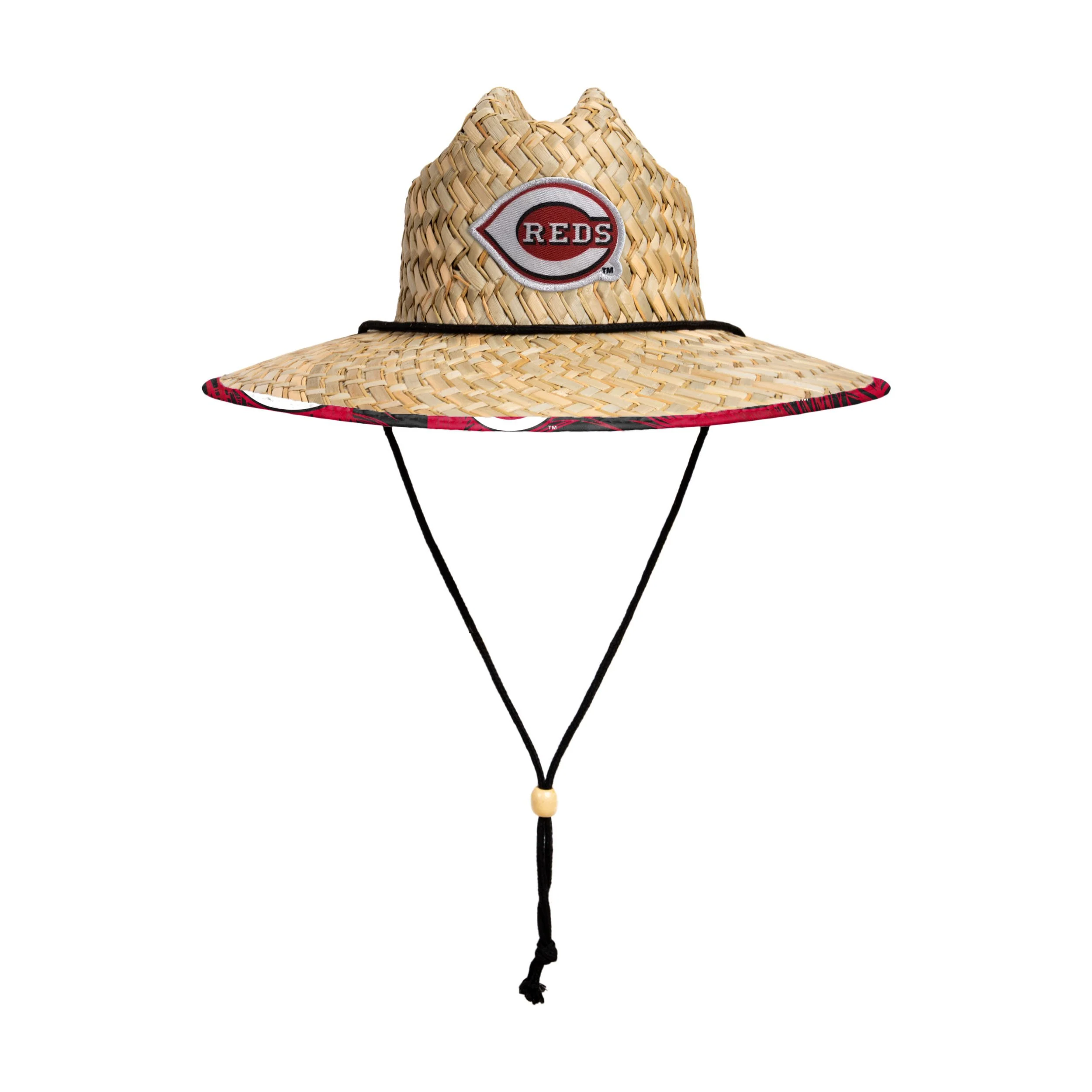 Cincinnati Reds MLB Floral Straw Hat - Image 3