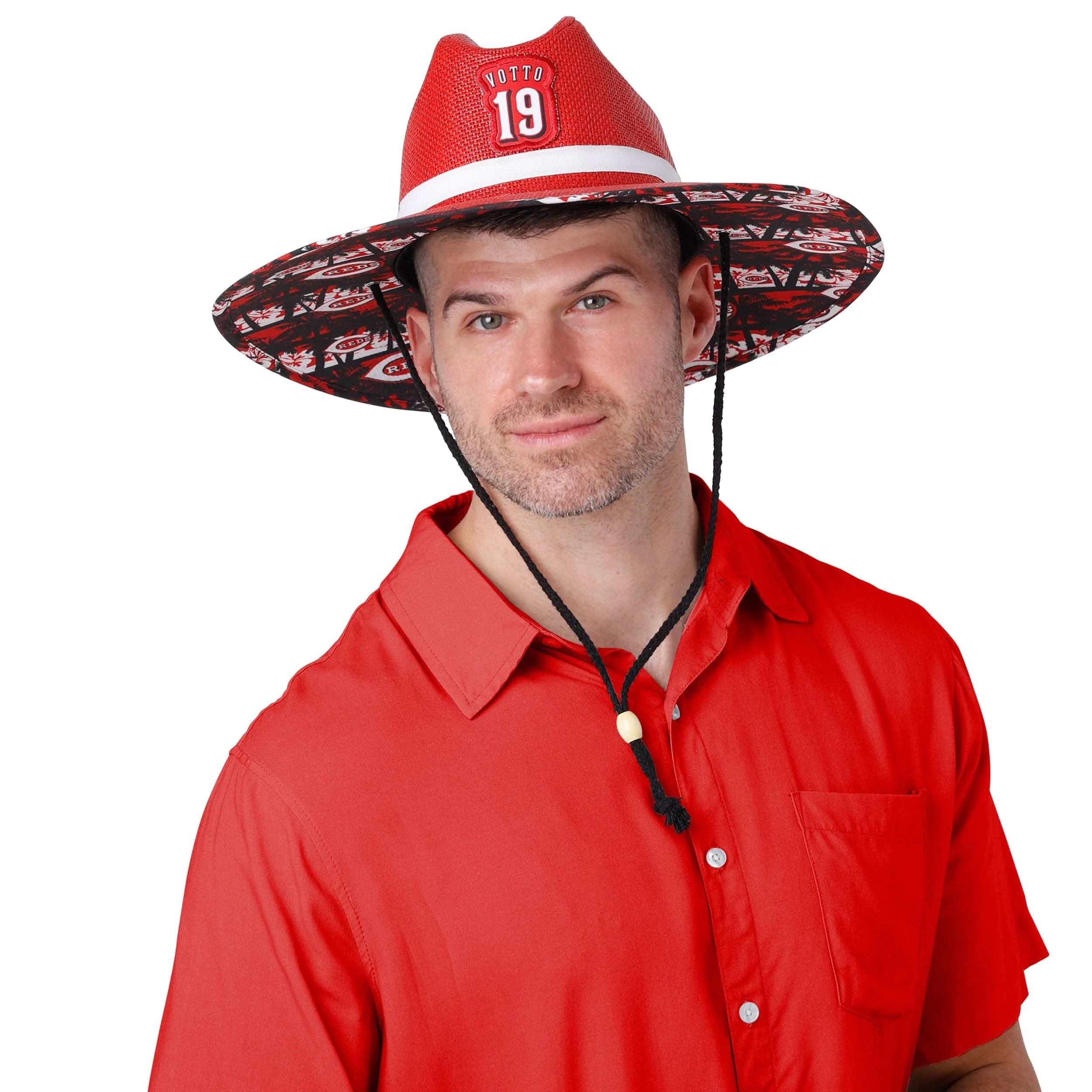 Cincinnati Reds MLB Joey Votto Straw Hat - Image 4