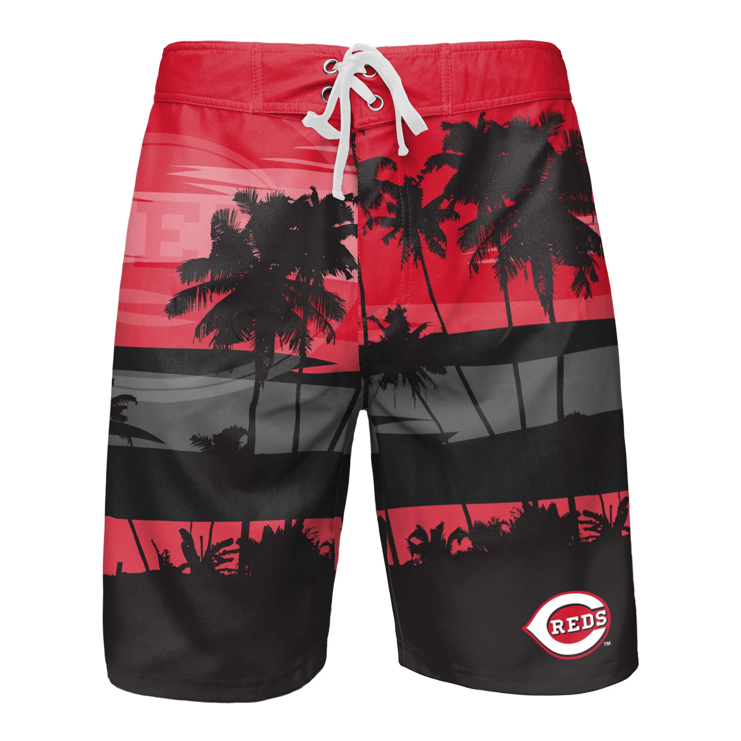 Cincinnati Reds MLB Mens Sunset Boardshorts