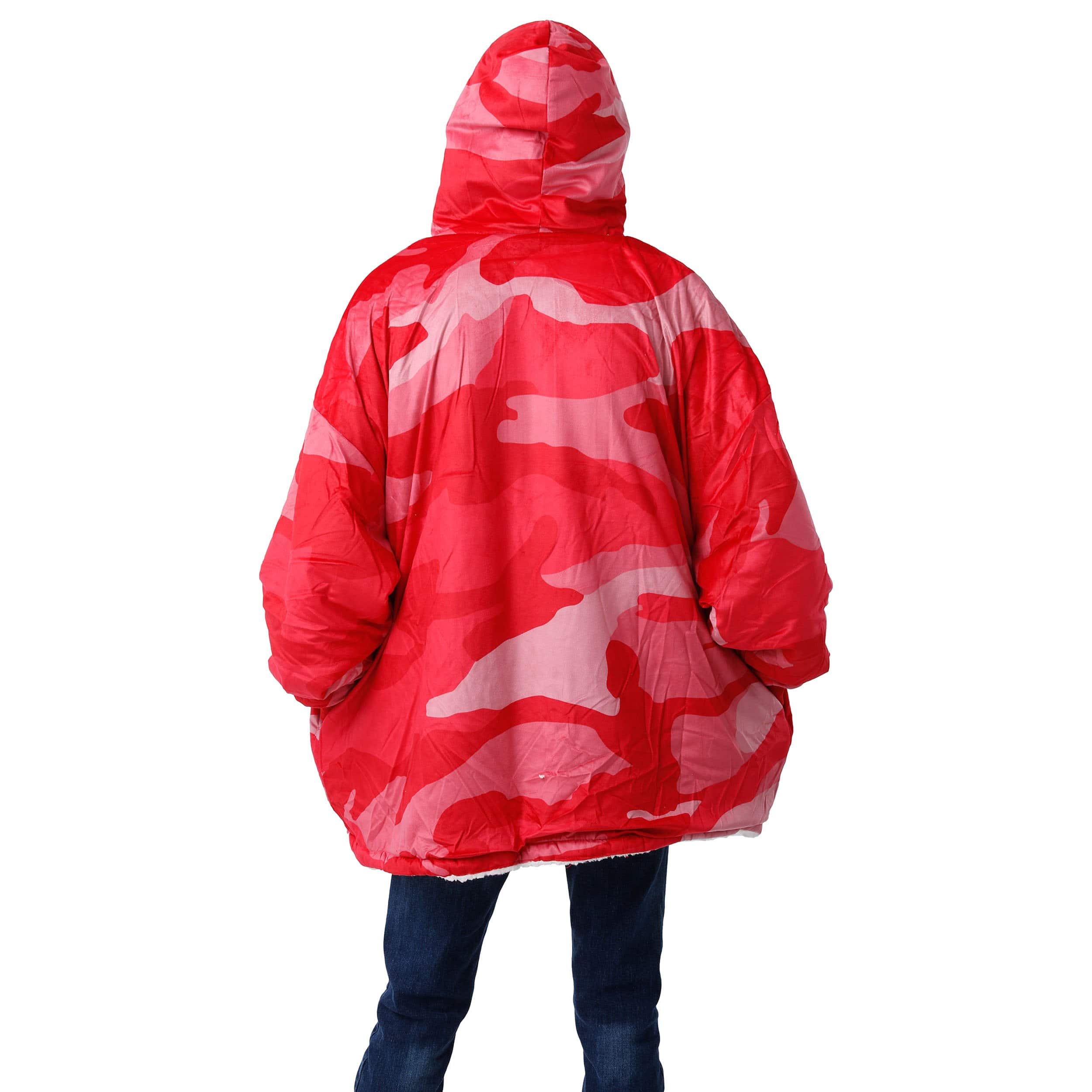 Cincinnati Reds MLB Reversible Team Color Camo Hoodeez - Image 2