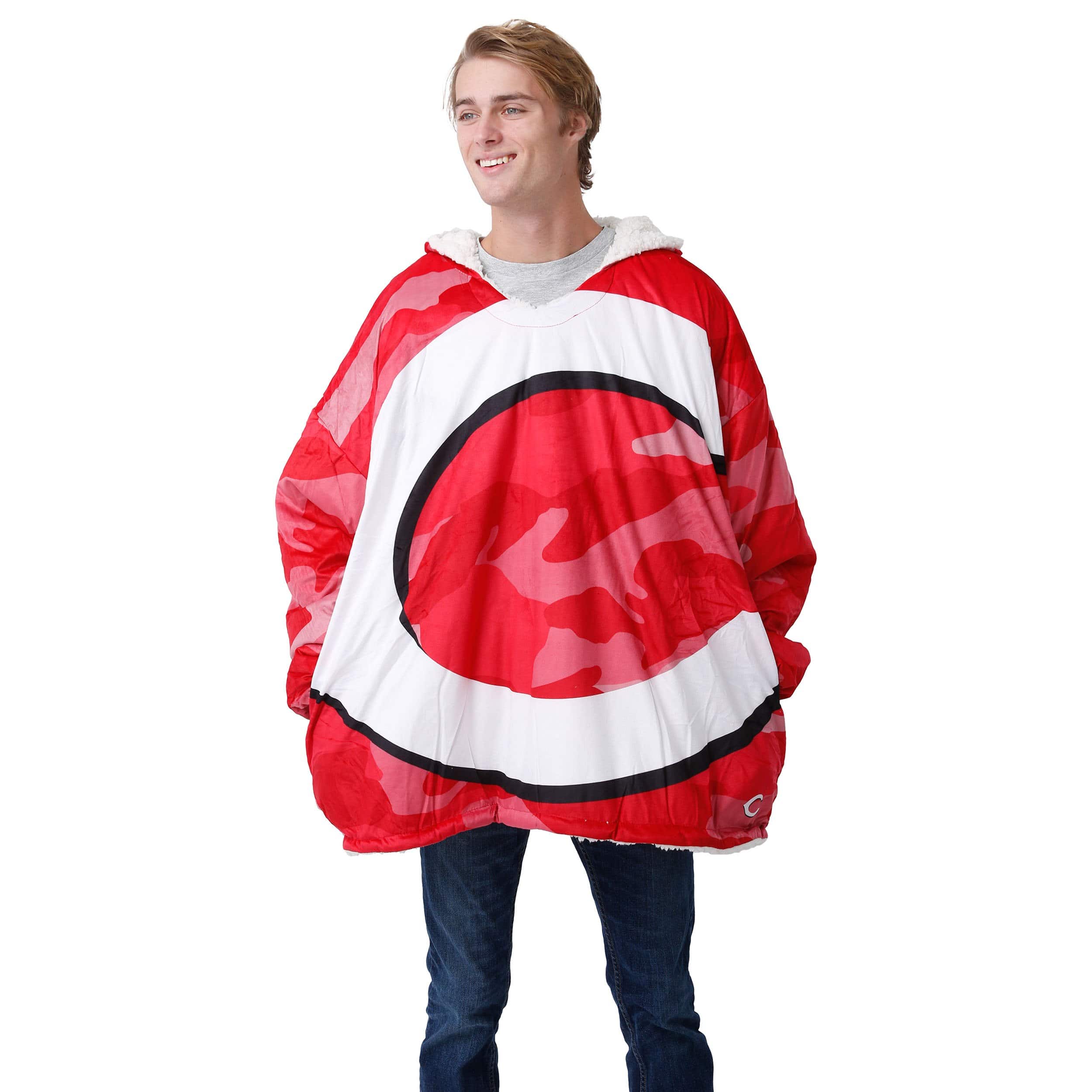 Cincinnati Reds MLB Reversible Team Color Camo Hoodeez - Image 3