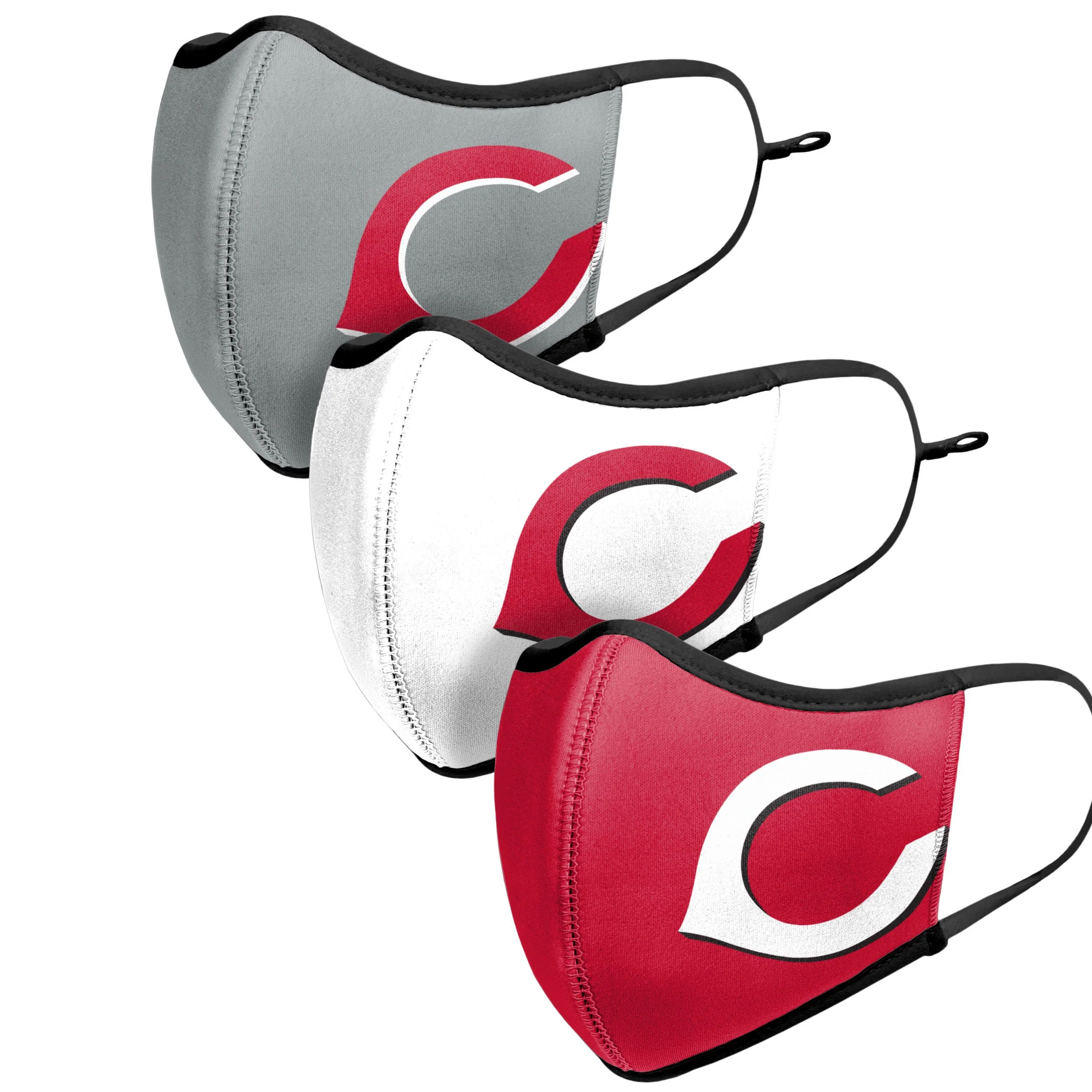 Cincinnati Reds MLB Sport 3 Pack Face Cover - Image 4