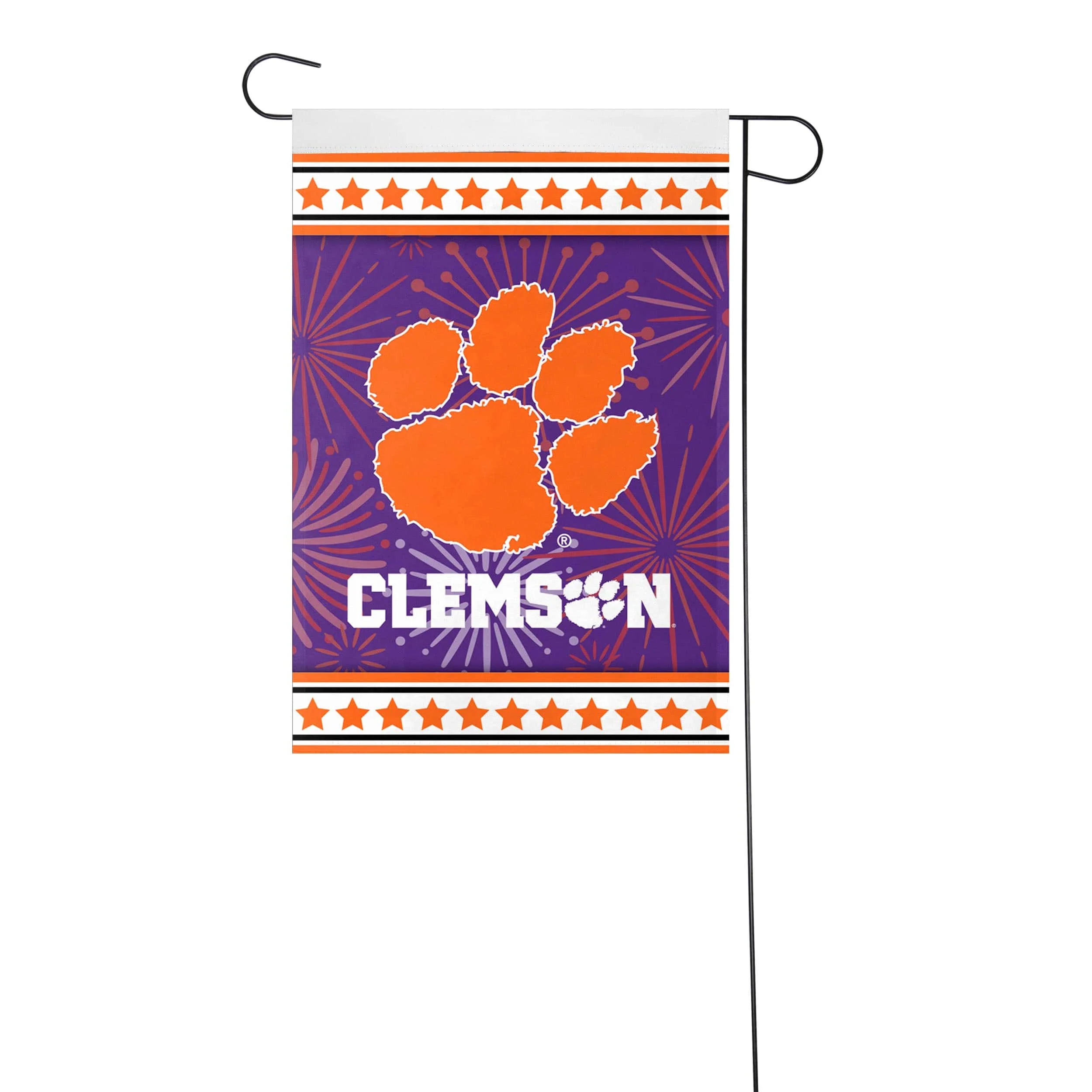 Clemson Tigers NCAA Americana Garden Flag - Image 2
