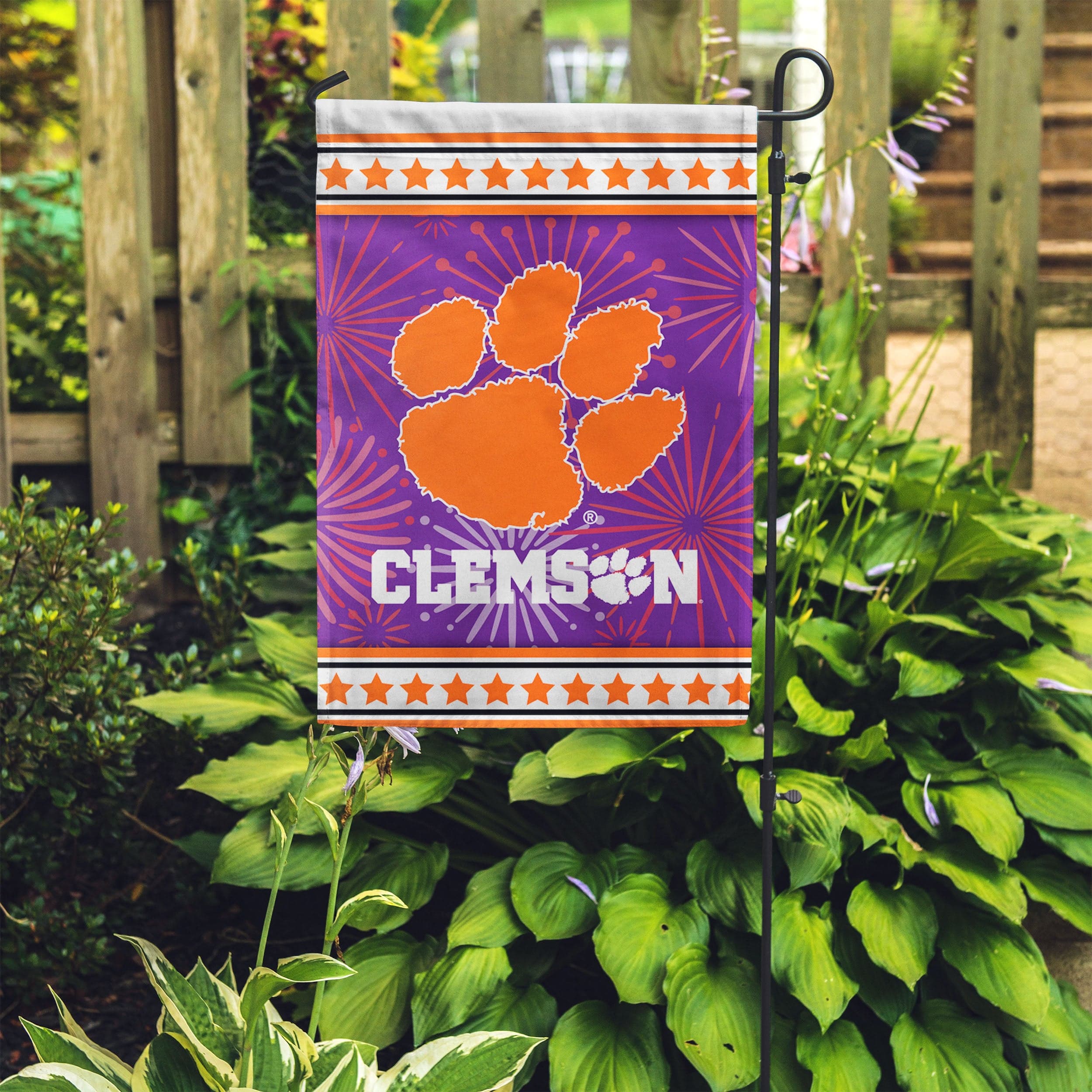 Clemson Tigers NCAA Americana Garden Flag - Image 4