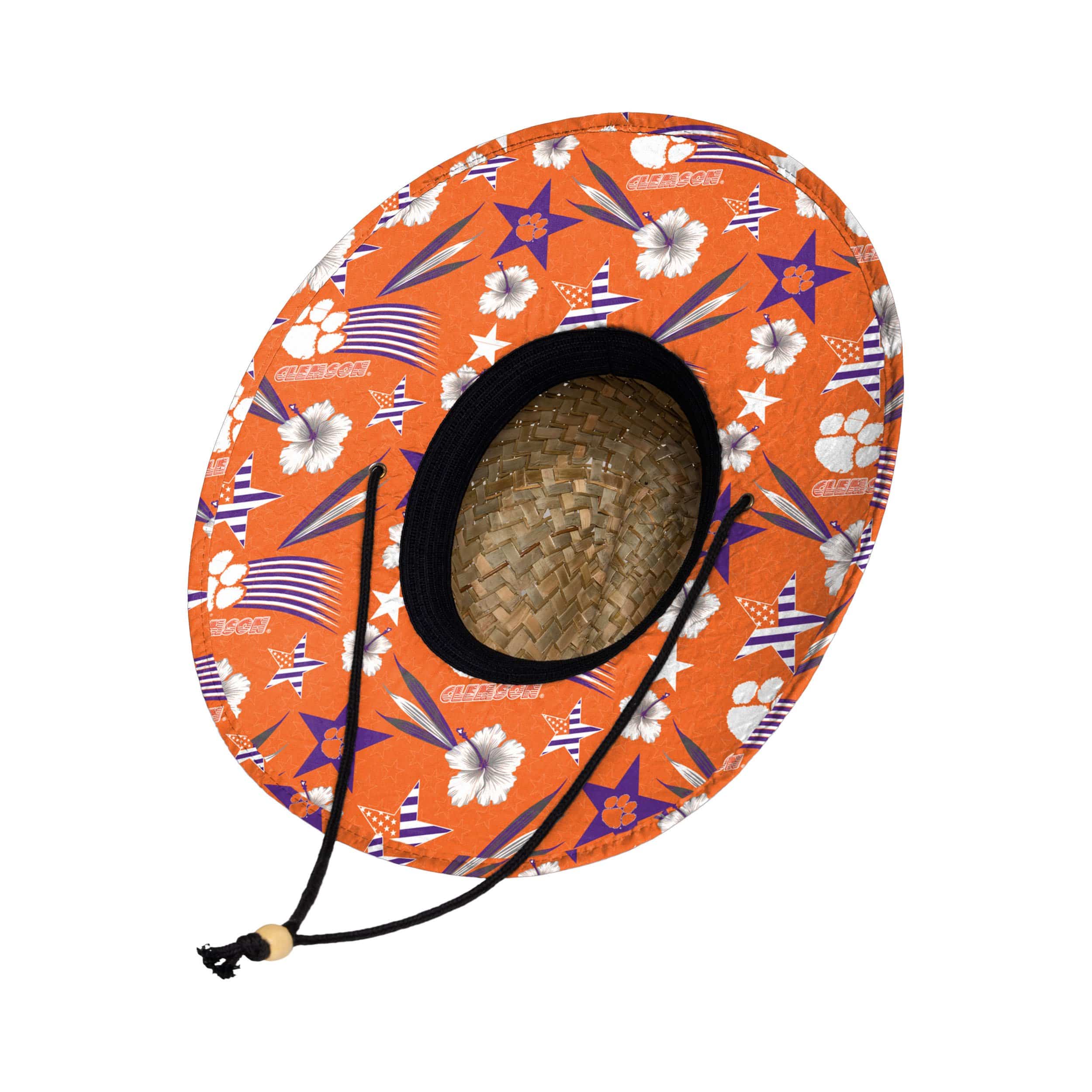 Clemson Tigers NCAA Americana Straw Hat - Image 2