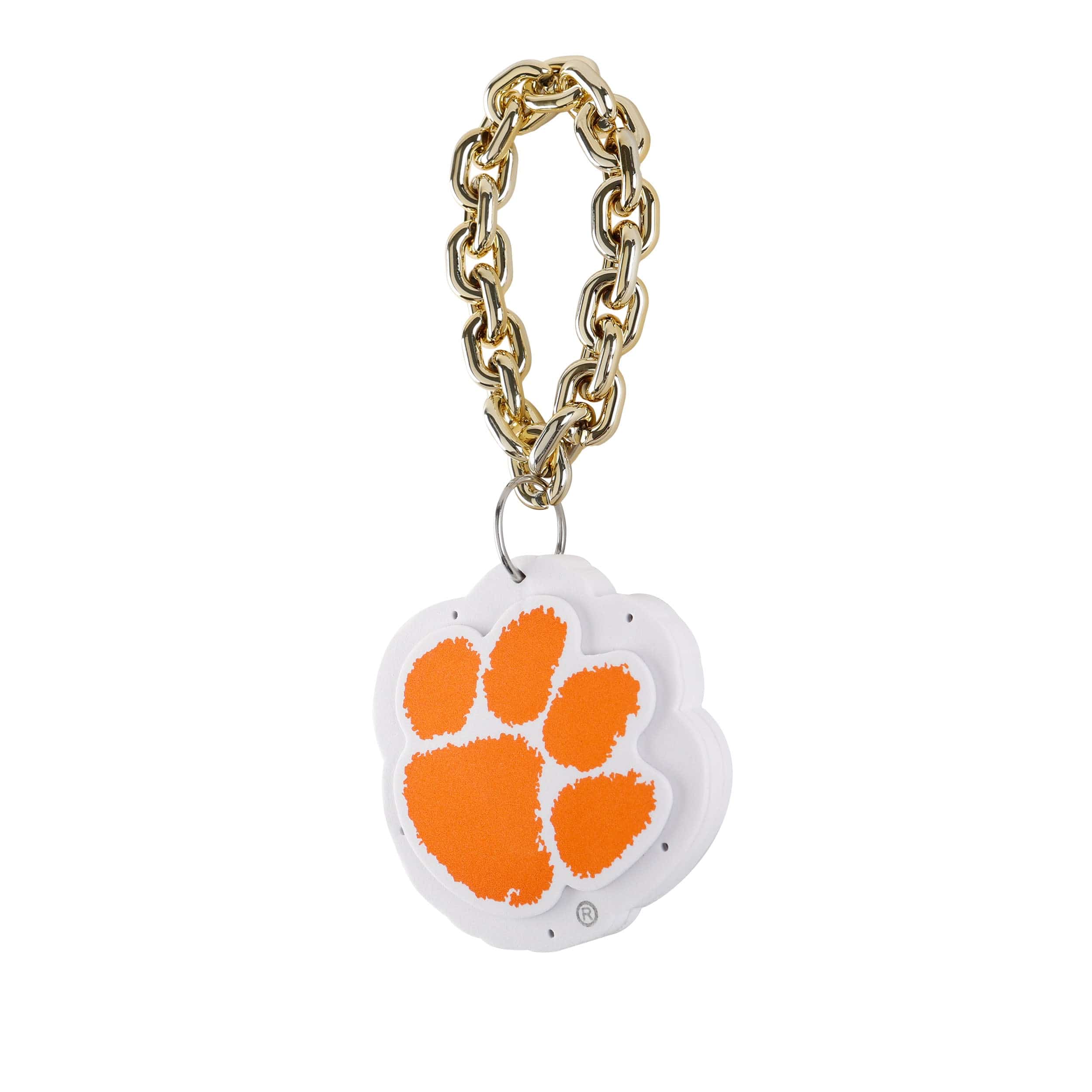 Clemson Tigers NCAA Big Logo Light Up Chain Ornament - Image 2
