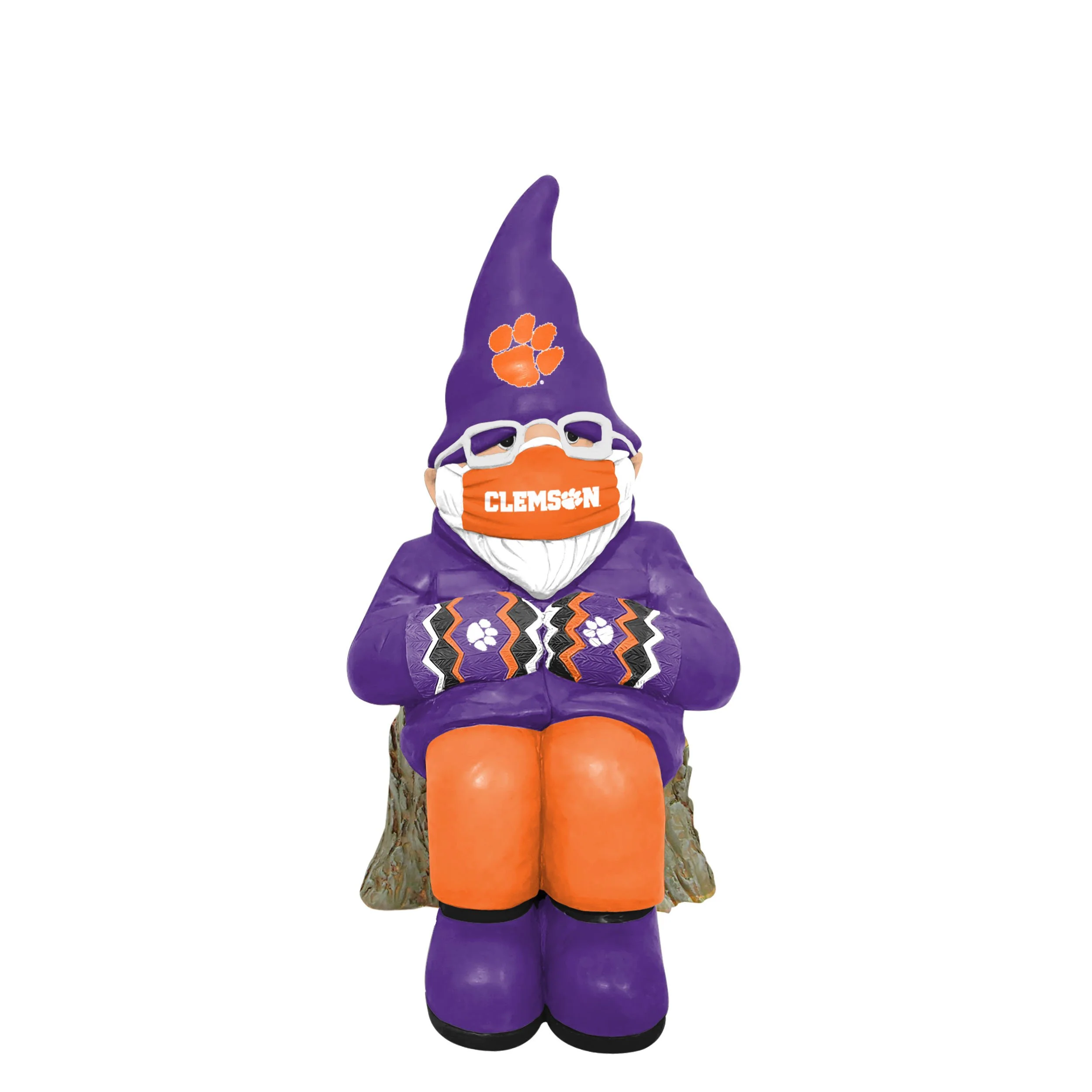 Clemson Tigers NCAA Bundled Up Gnome