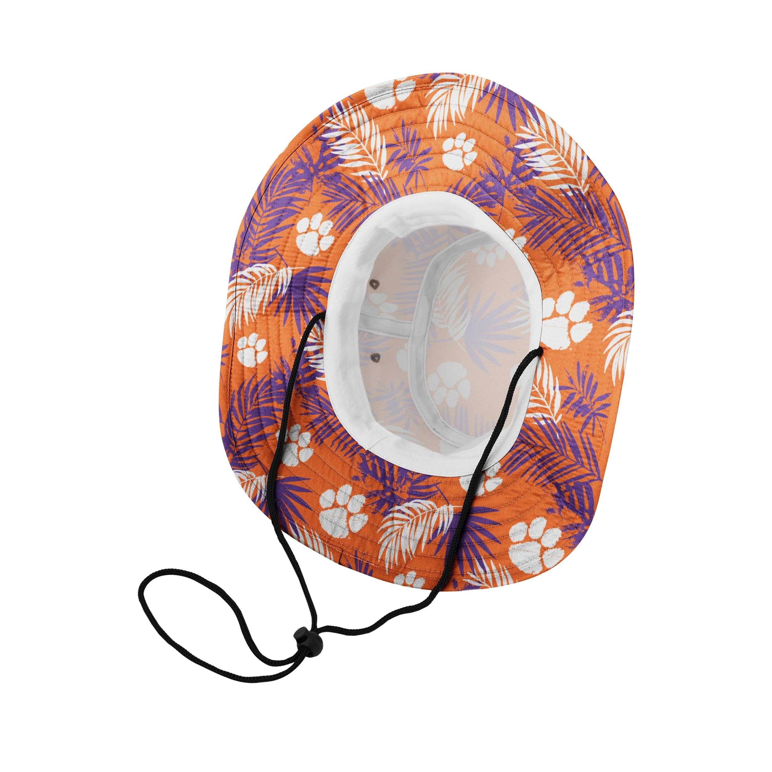 Clemson Tigers NCAA Floral Boonie Hat - Image 3