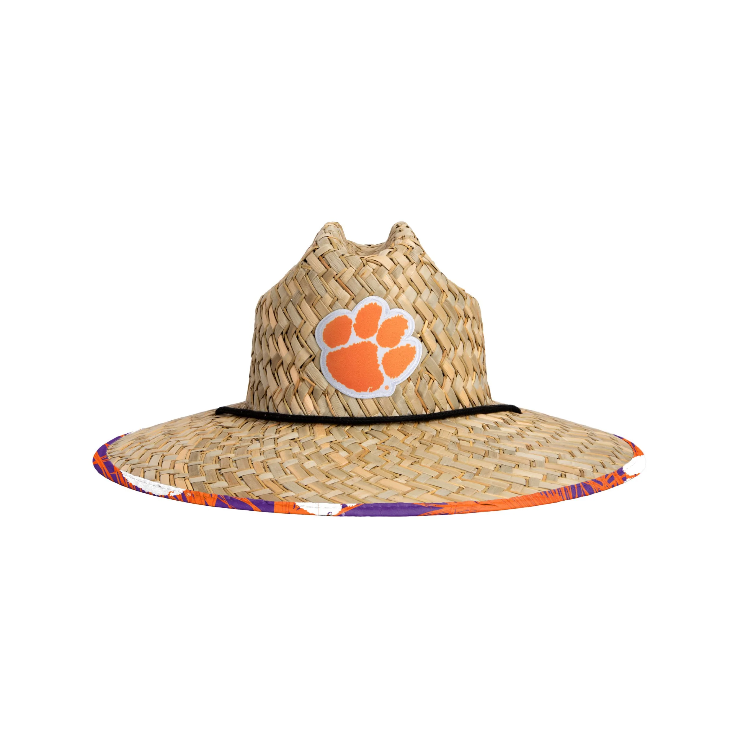 Clemson Tigers NCAA Floral Straw Hat