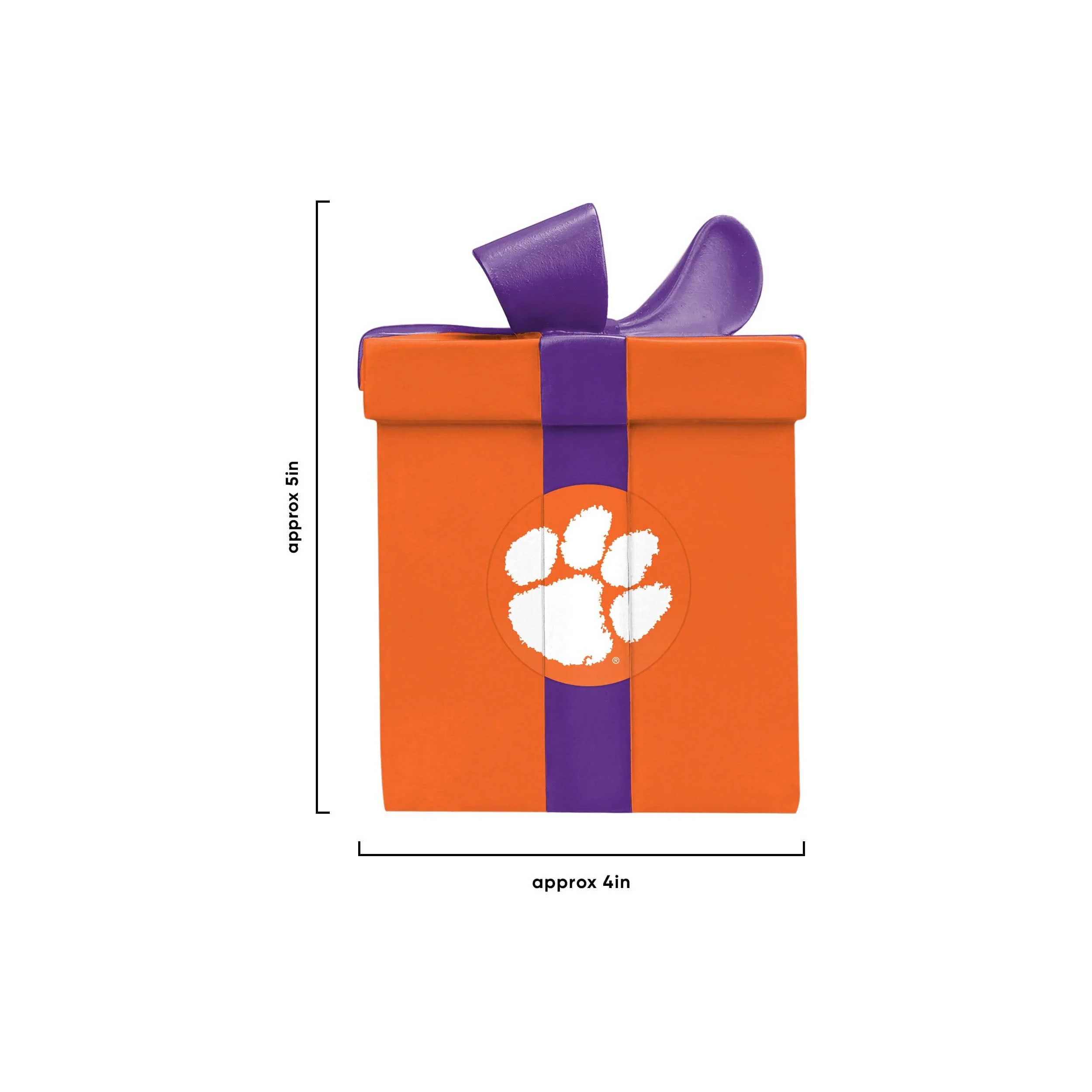 Clemson Tigers NCAA Holiday 5 Pack Coaster Set - Image 4