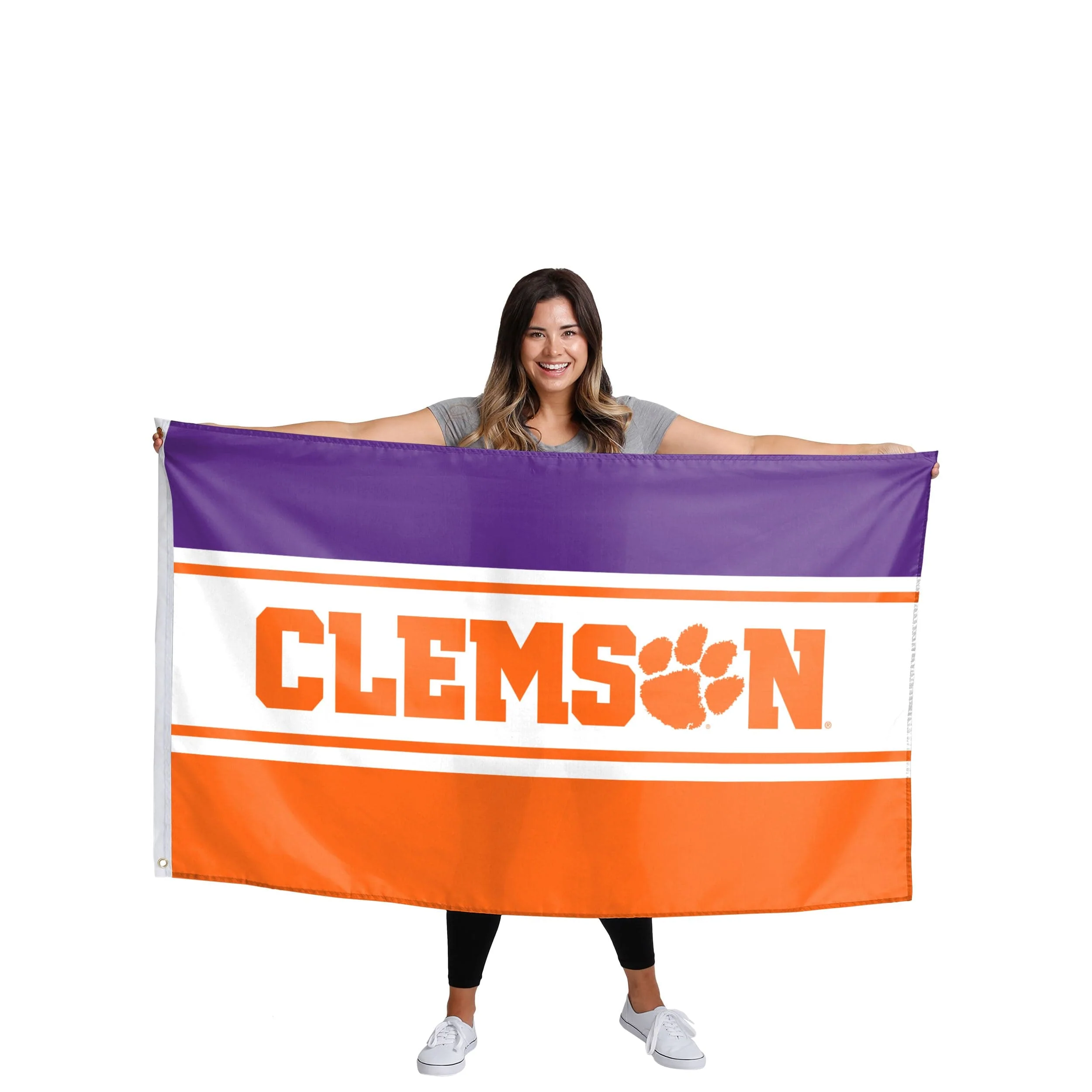 Clemson Tigers NCAA Horizontal Flag - Image 3