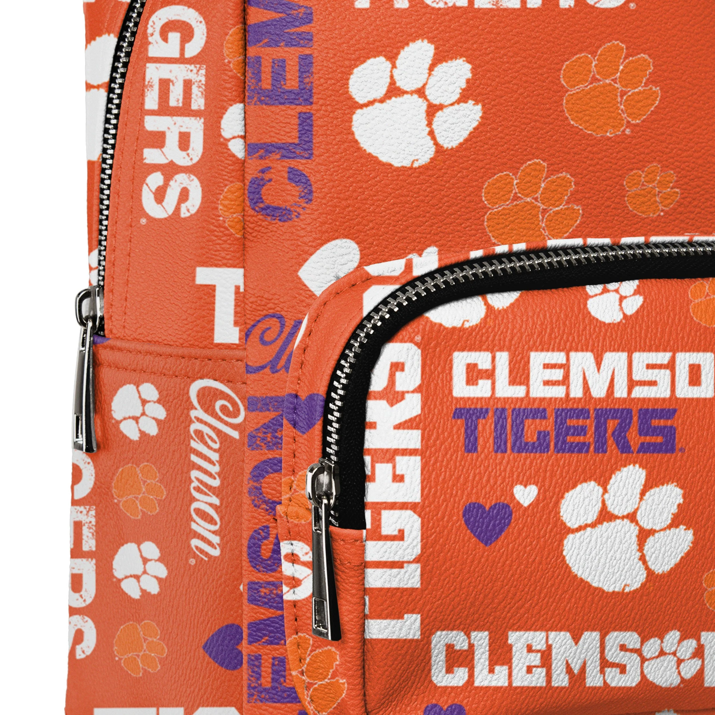 Clemson Tigers NCAA Logo Love Mini Backpack - Image 4