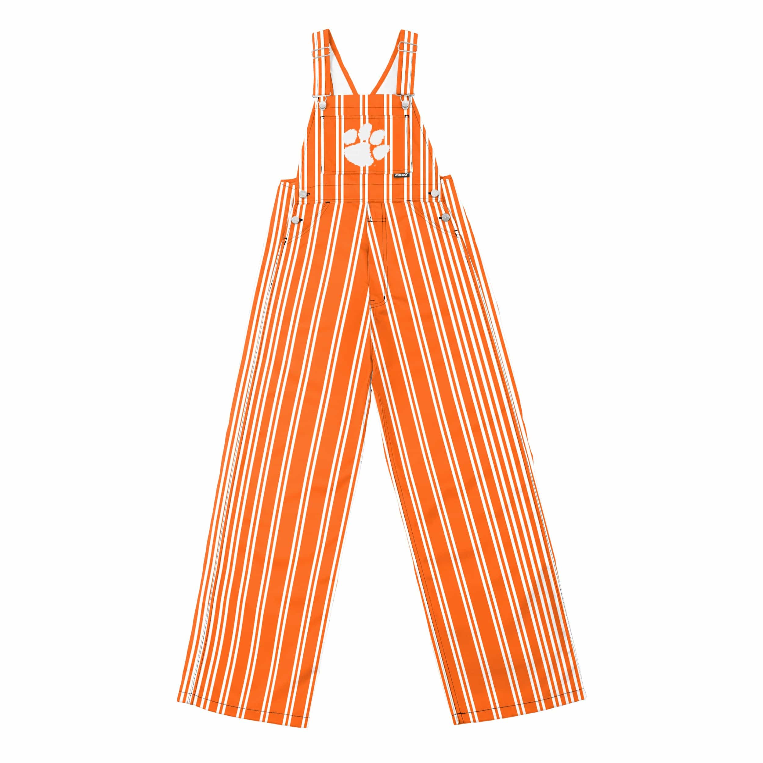 Clemson Tigers NCAA Mens Sideline Spirit Bib Overalls - Image 7