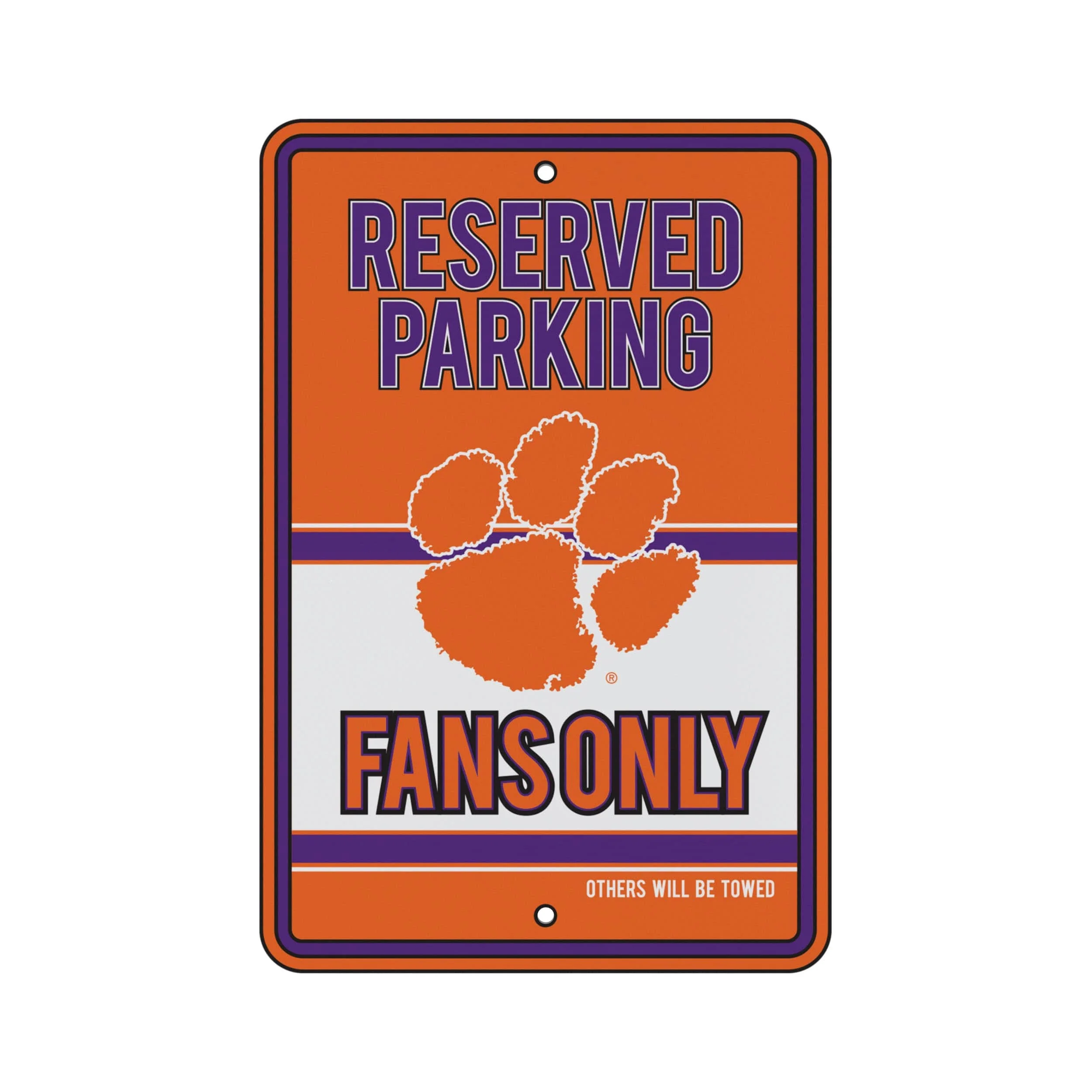Clemson Tigers NCAA Road Sign