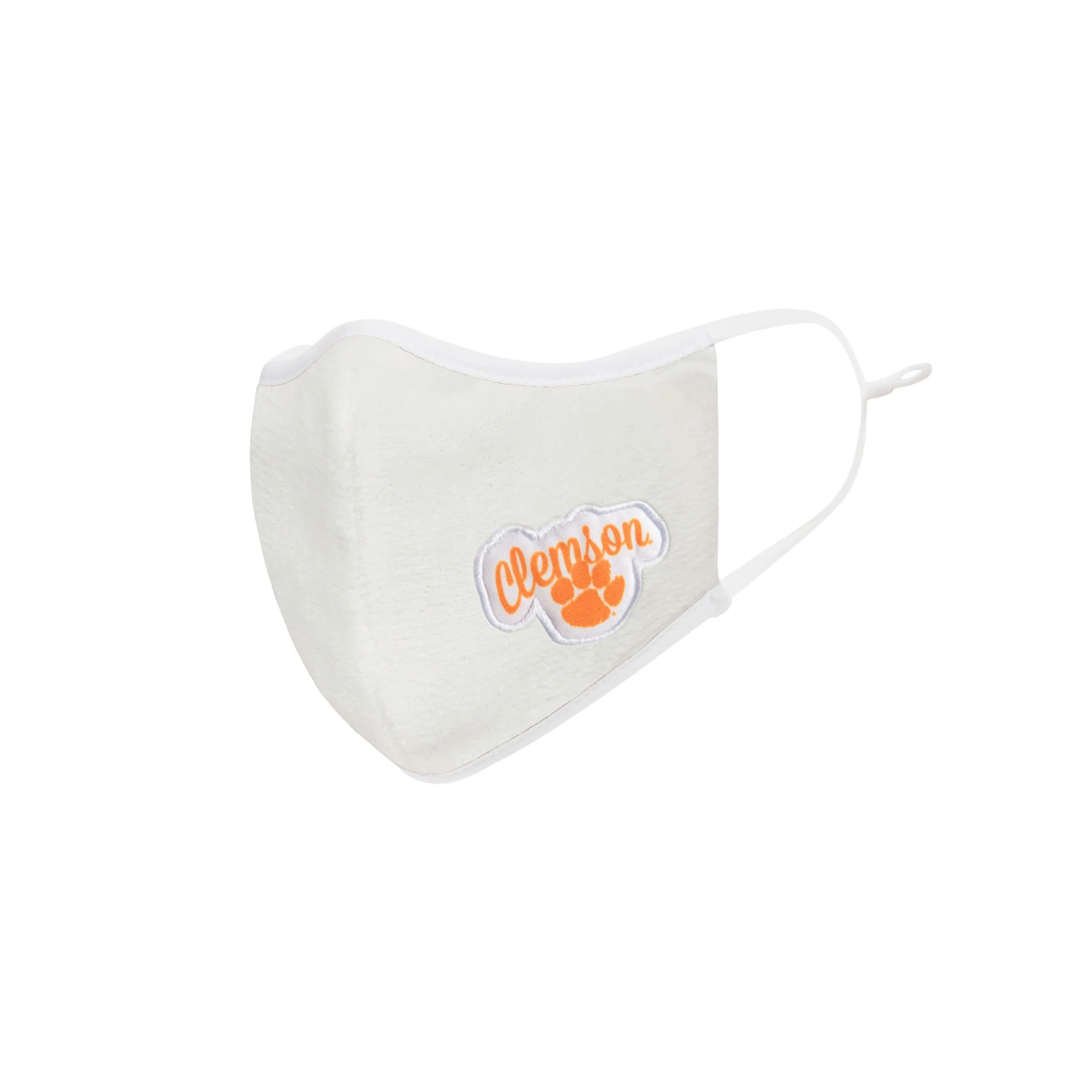 Clemson Tigers NCAA Sherpa Adjustable Face Cover - Image 3