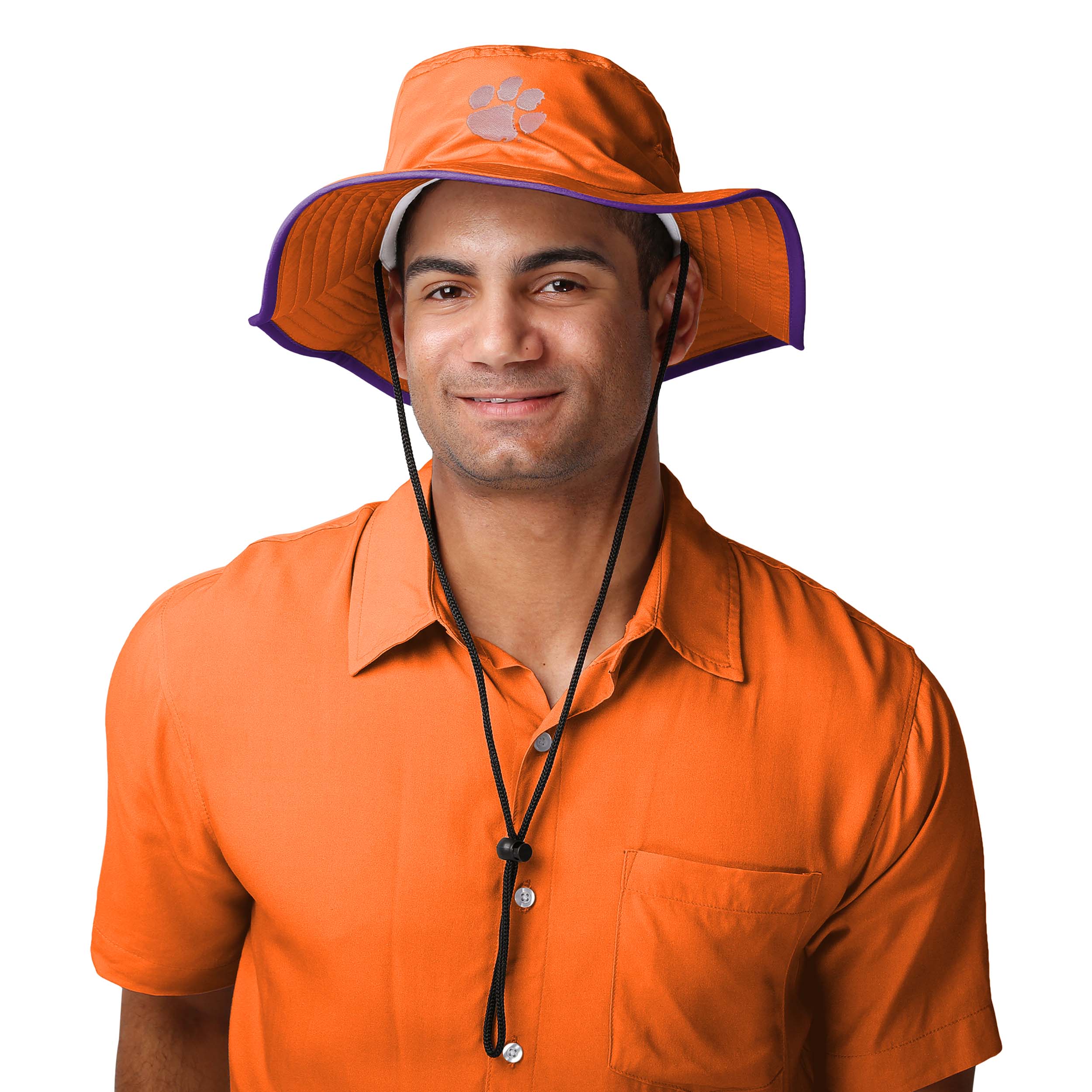Clemson Tigers NCAA Solid Boonie Hat - Image 2