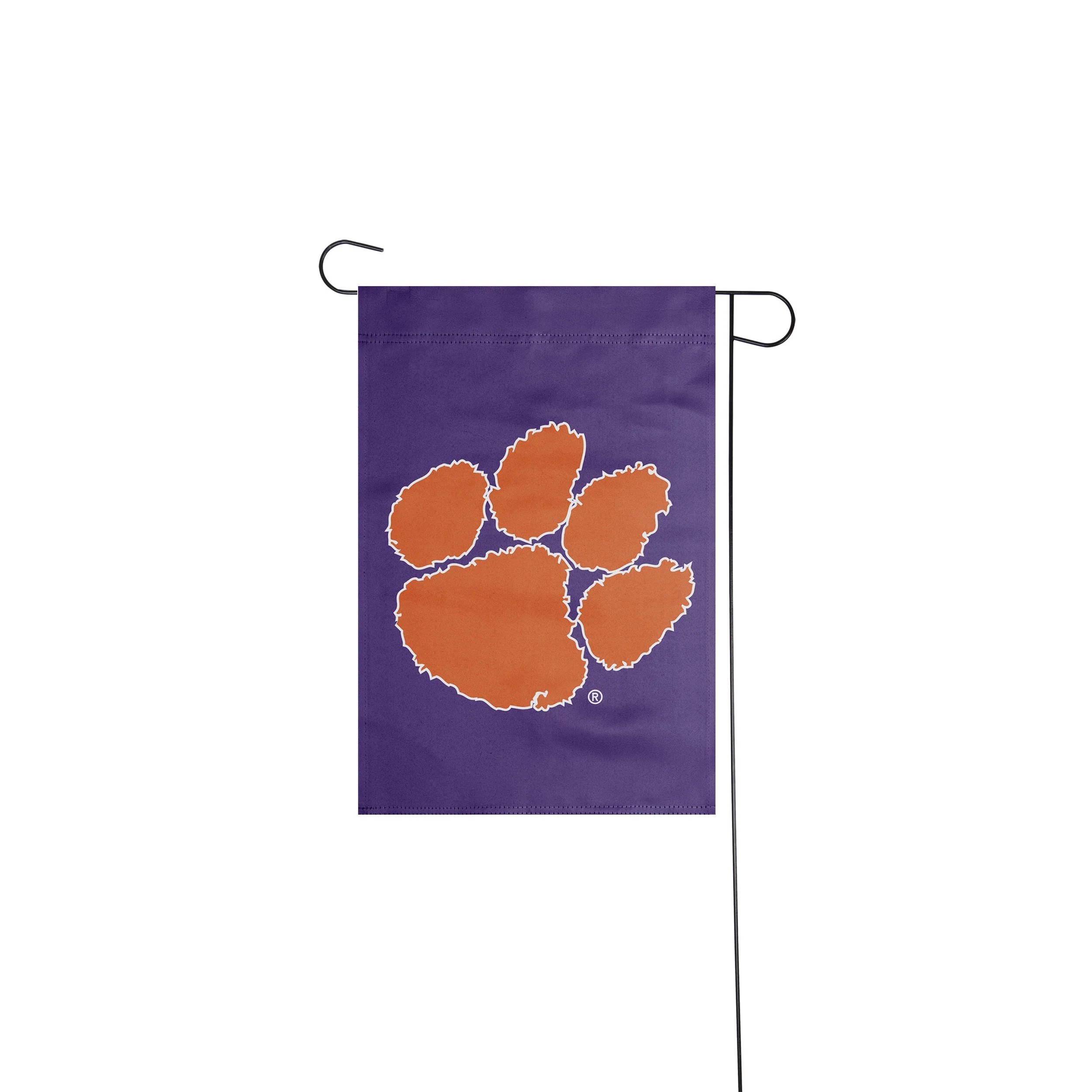Clemson Tigers NCAA Solid Garden Flag - Image 2