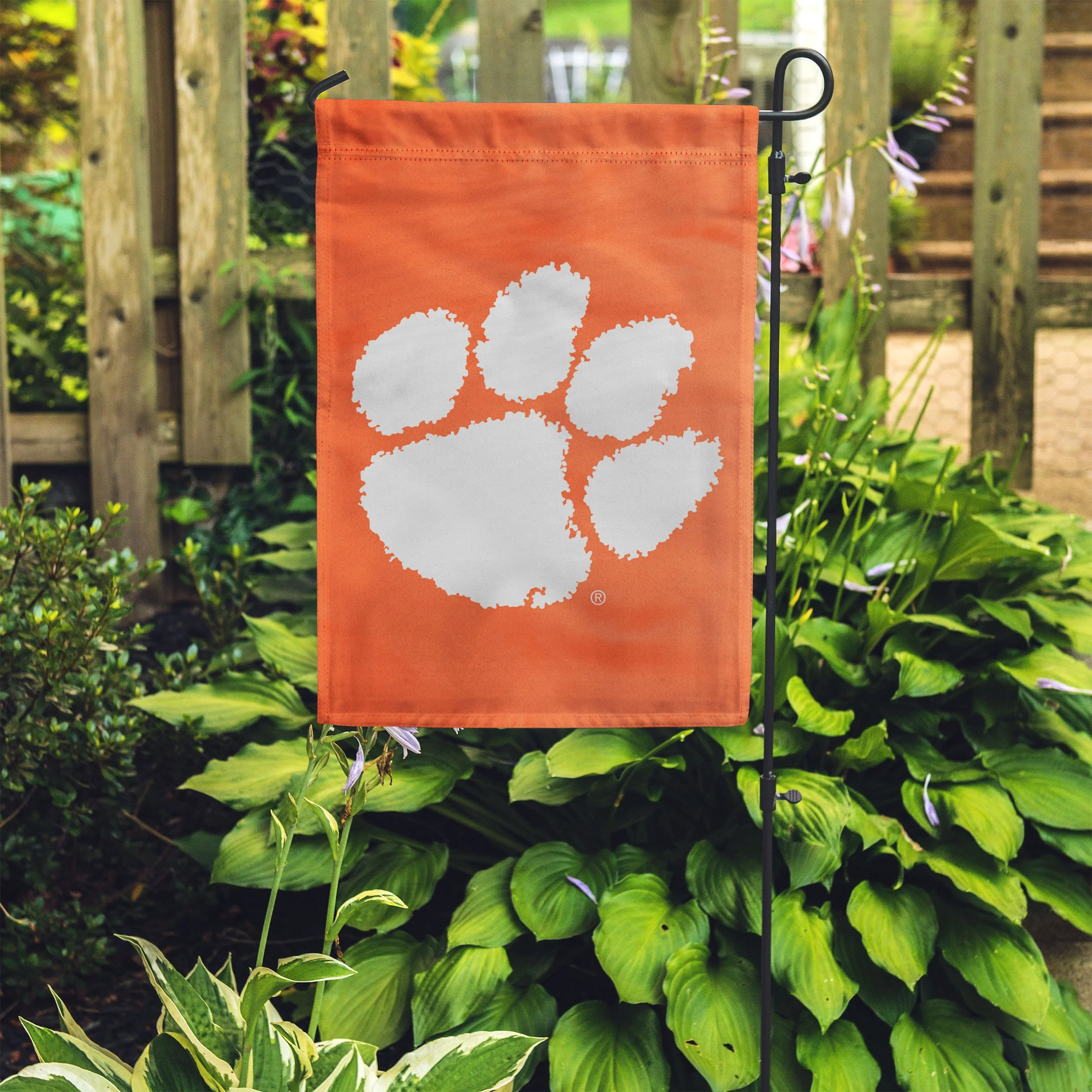 Clemson Tigers NCAA Solid Garden Flag - Image 4