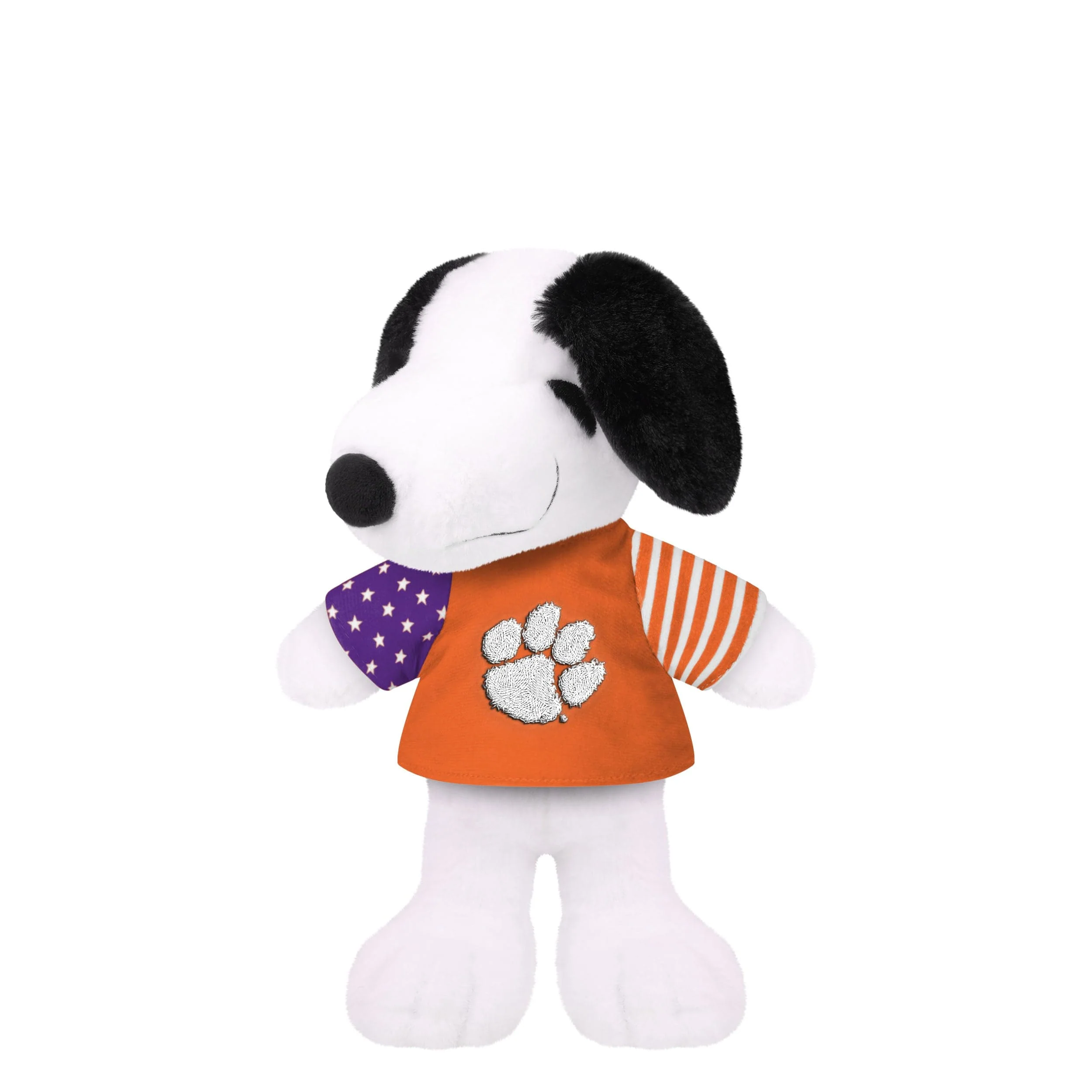 Clemson Tigers NCAA USA Flag Snoopy Peanuts Team Jersey Plush