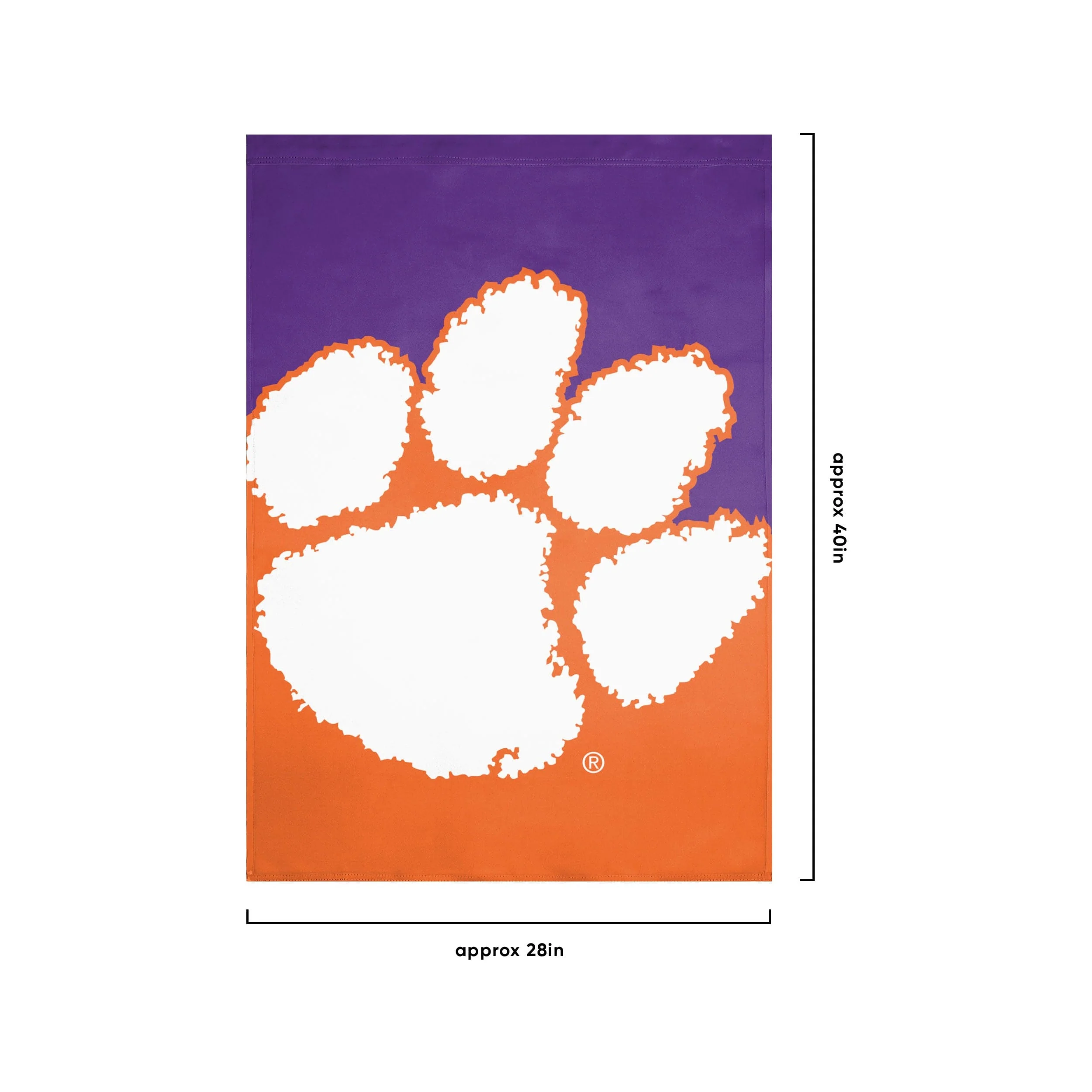 Clemson Tigers NCAA Vertical Flag - Image 3