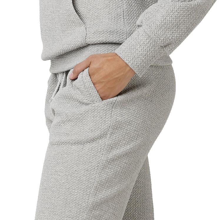 Clemson Tigers NCAA Womens Gray Woven Joggers - Image 3