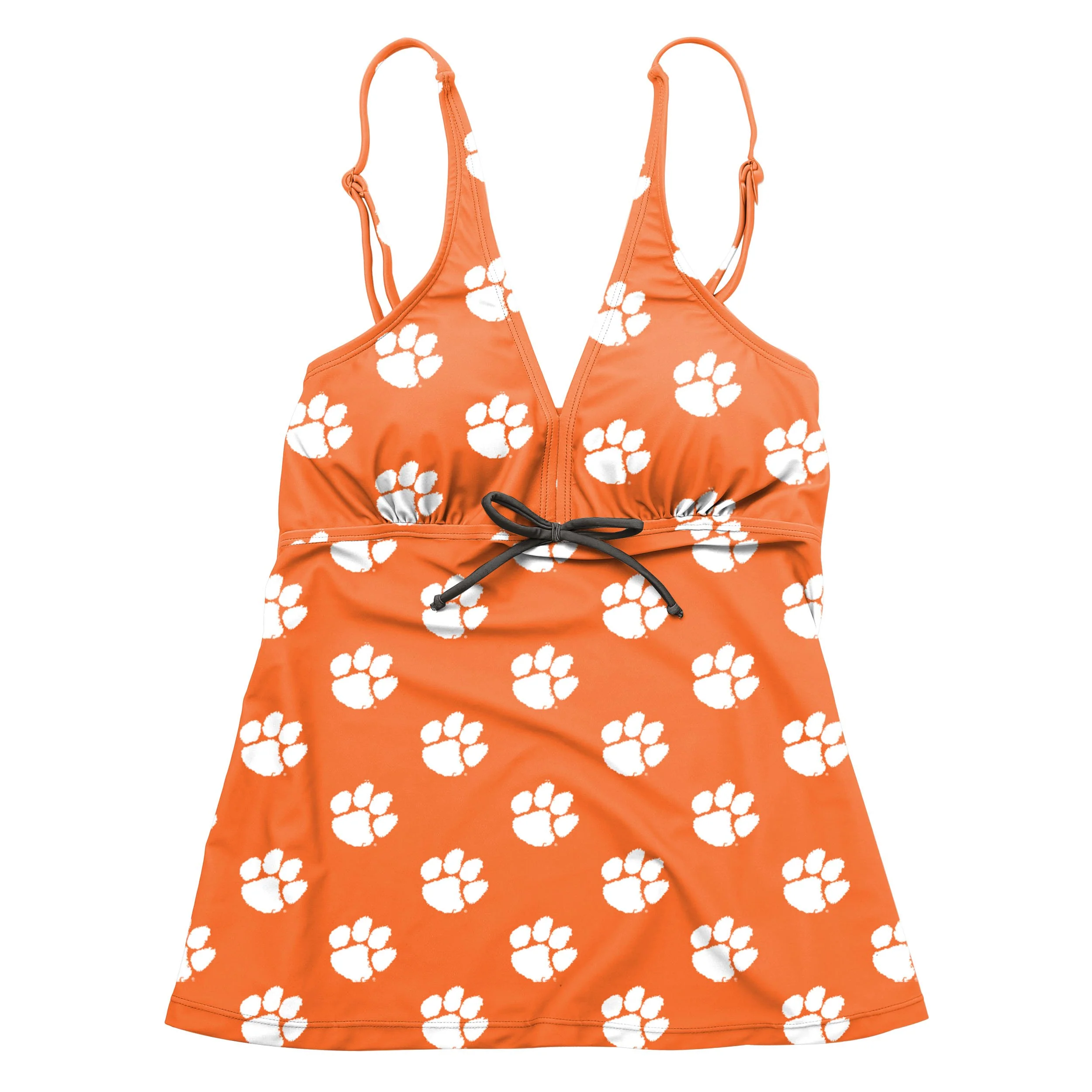 Clemson Tigers NCAA Womens Mini Logo Tankini - Image 2