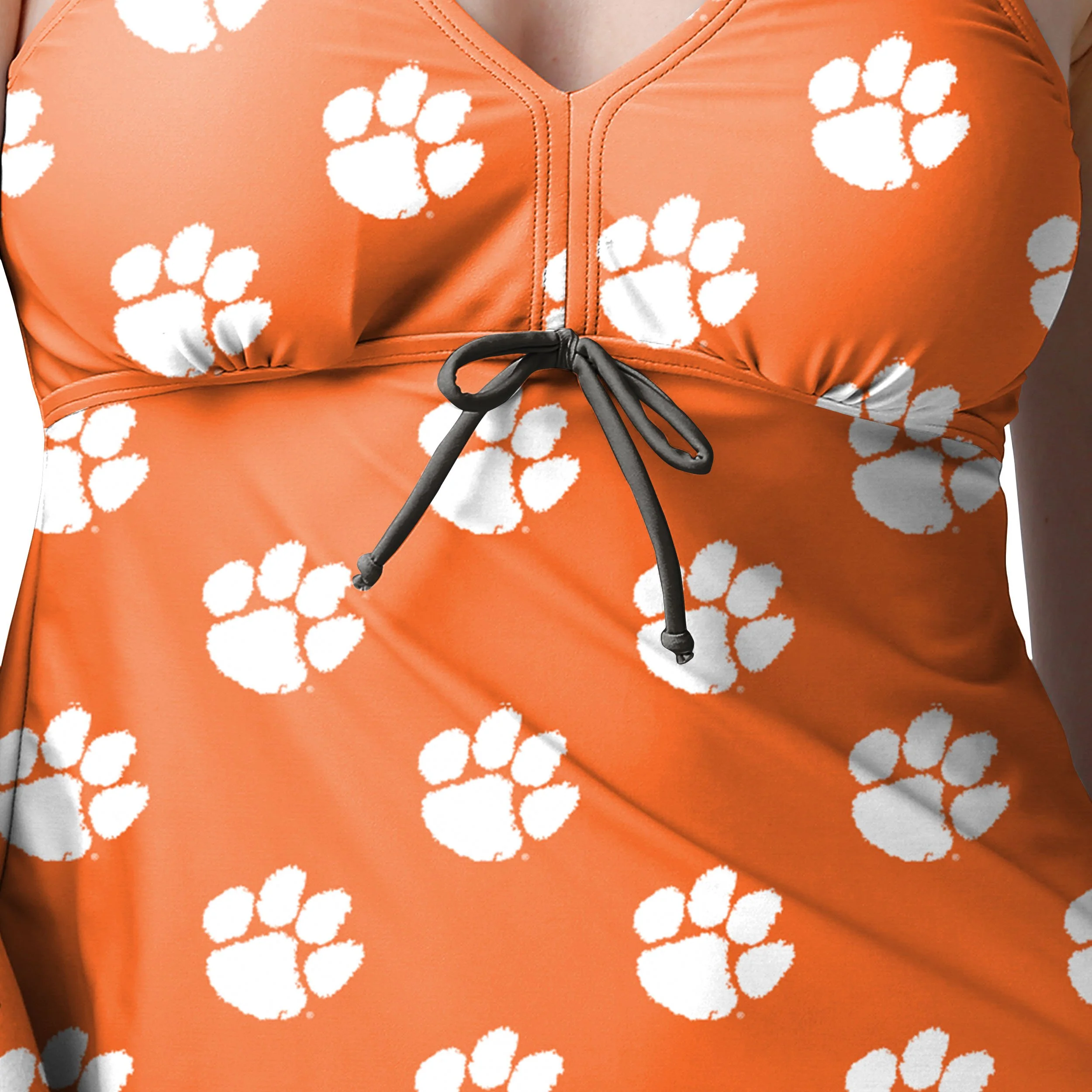 Clemson Tigers NCAA Womens Mini Logo Tankini - Image 3