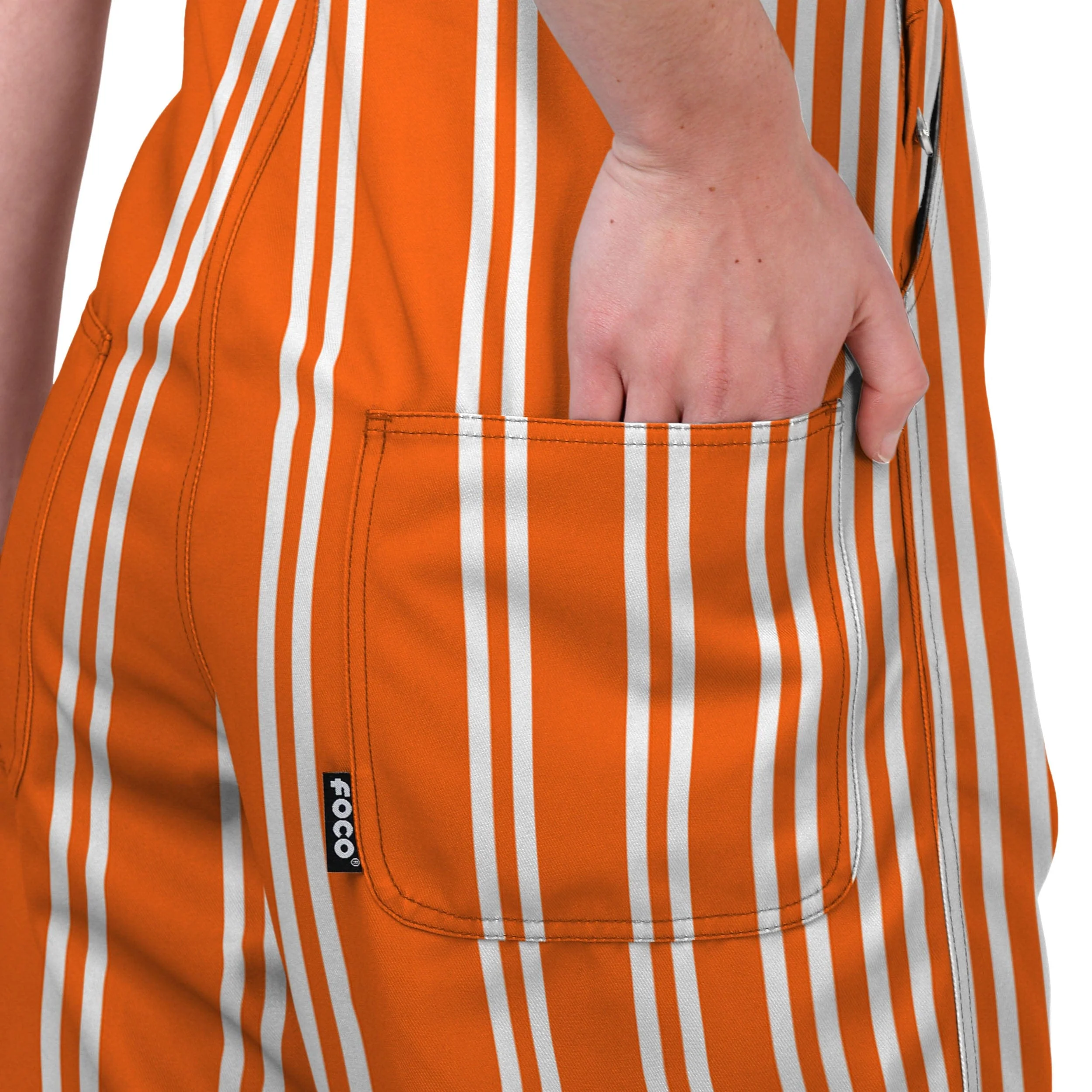 Clemson Tigers NCAA Womens Sideline Spirit Bib Overalls - Image 6