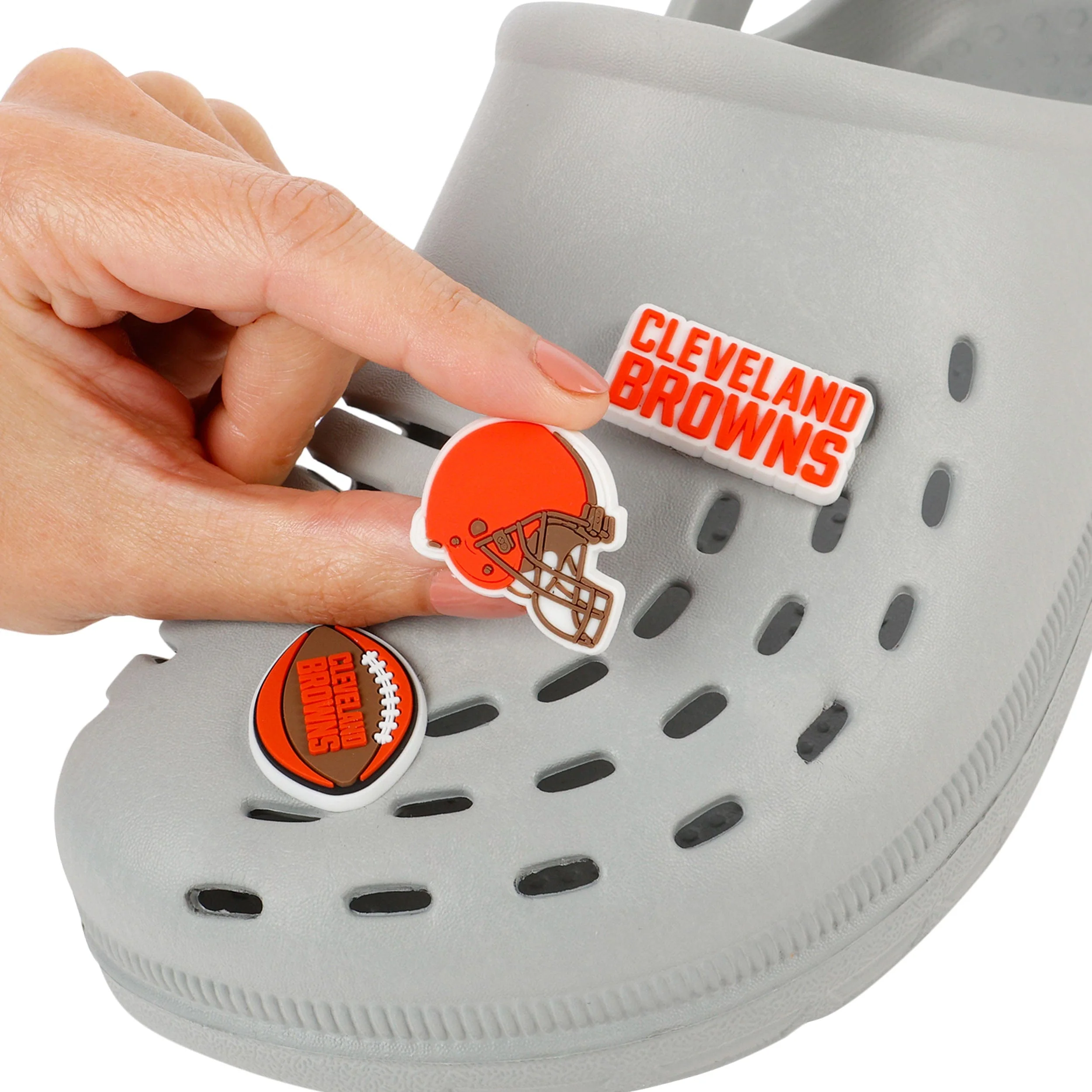 Cleveland Browns NFL 10 Pack Team Clog Charms - Image 3