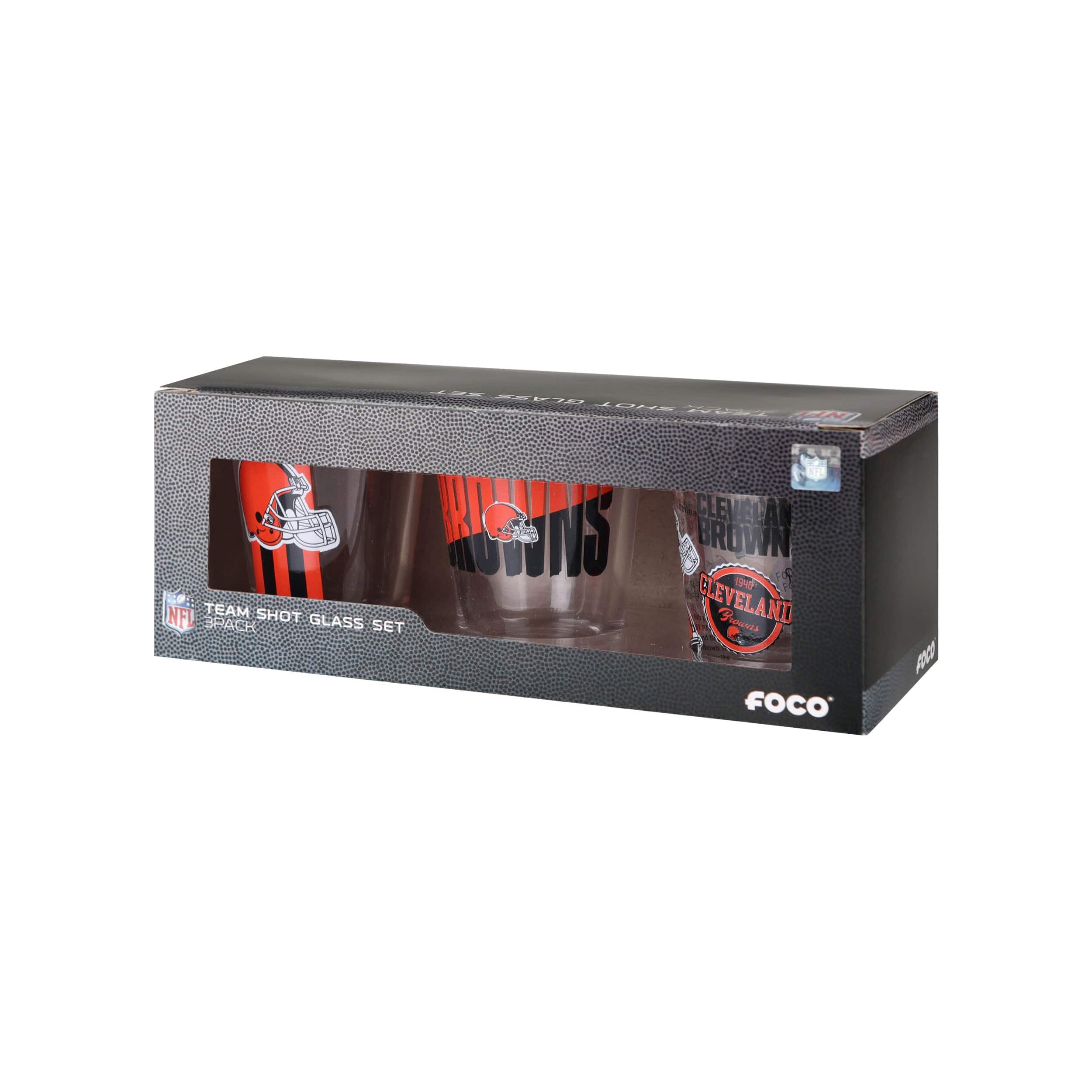 Cleveland Browns NFL 3 Pack Shot Glass - Image 5