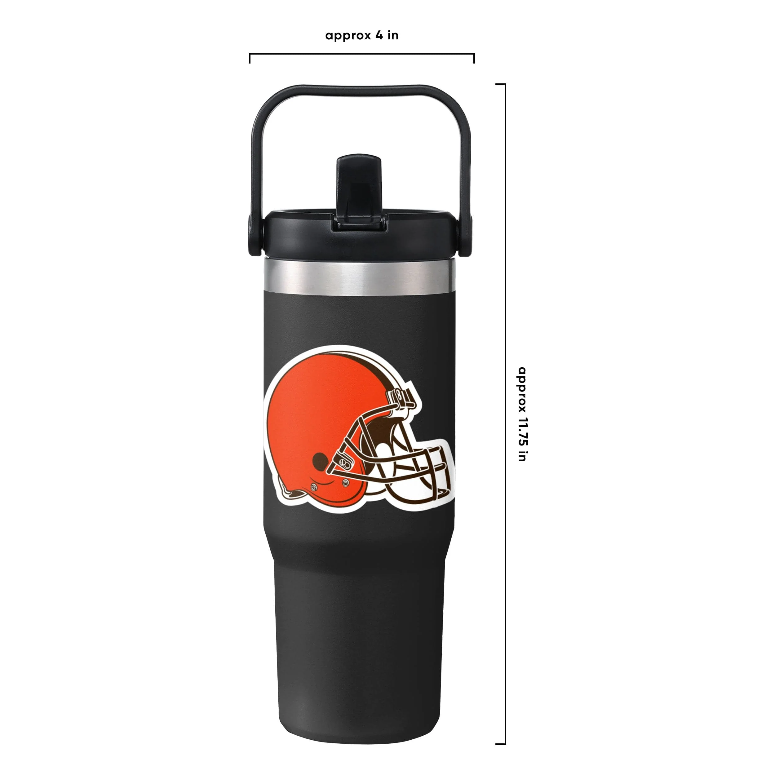 Cleveland Browns NFL 30 oz Straw Tumbler - Image 5
