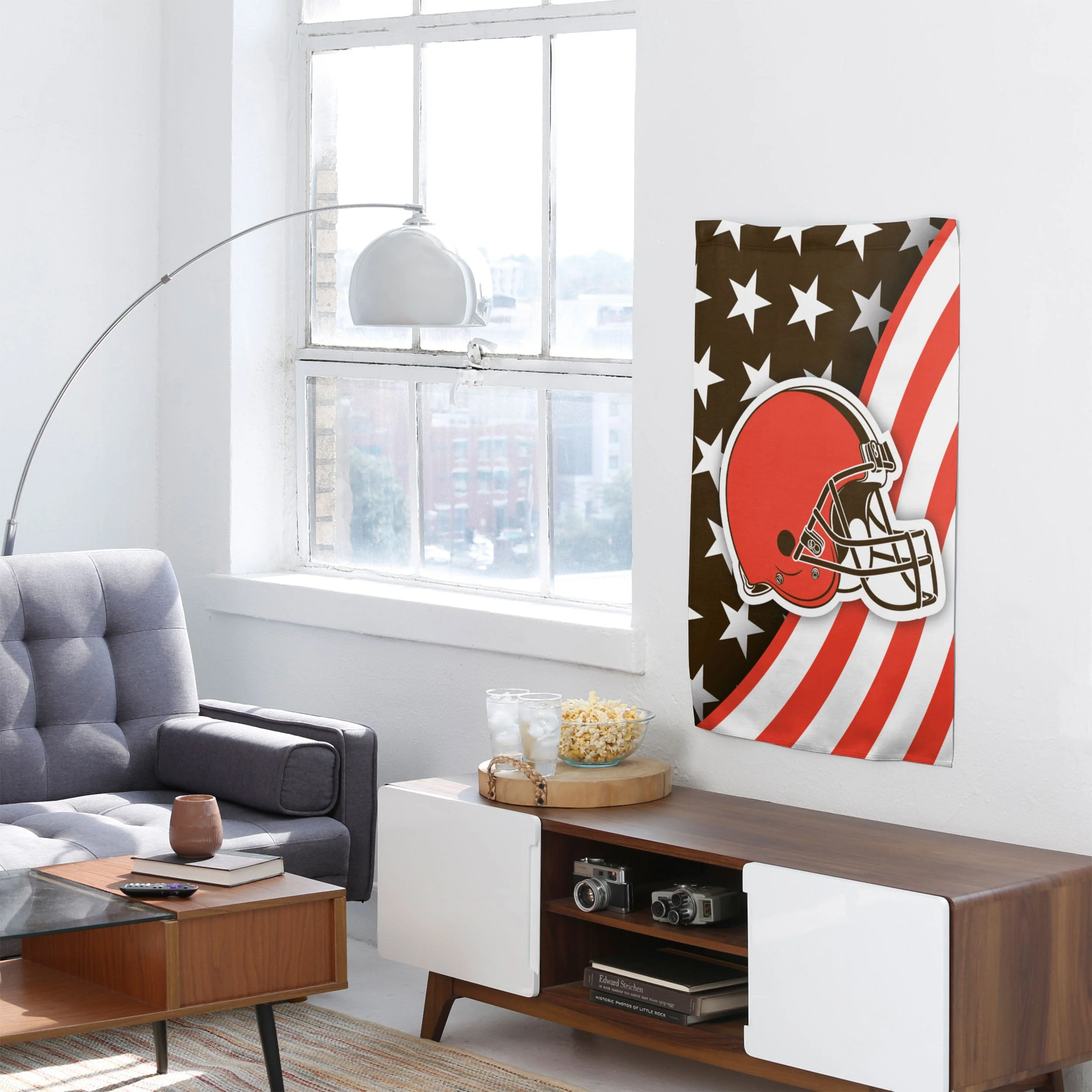 Cleveland Browns NFL Americana Vertical Flag - Image 4