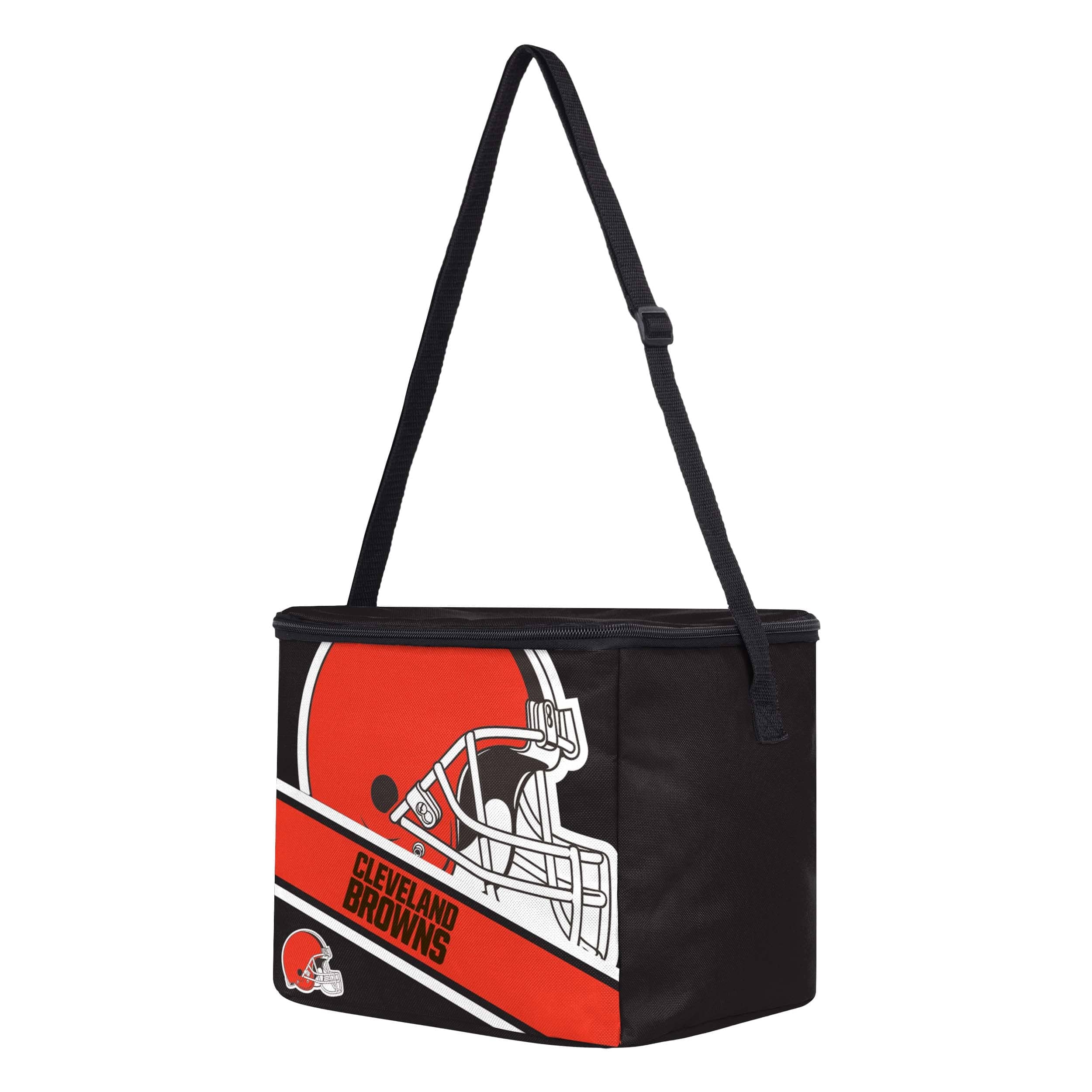 Cleveland Browns NFL Big Logo Stripe 12 Pack Cooler - Image 2