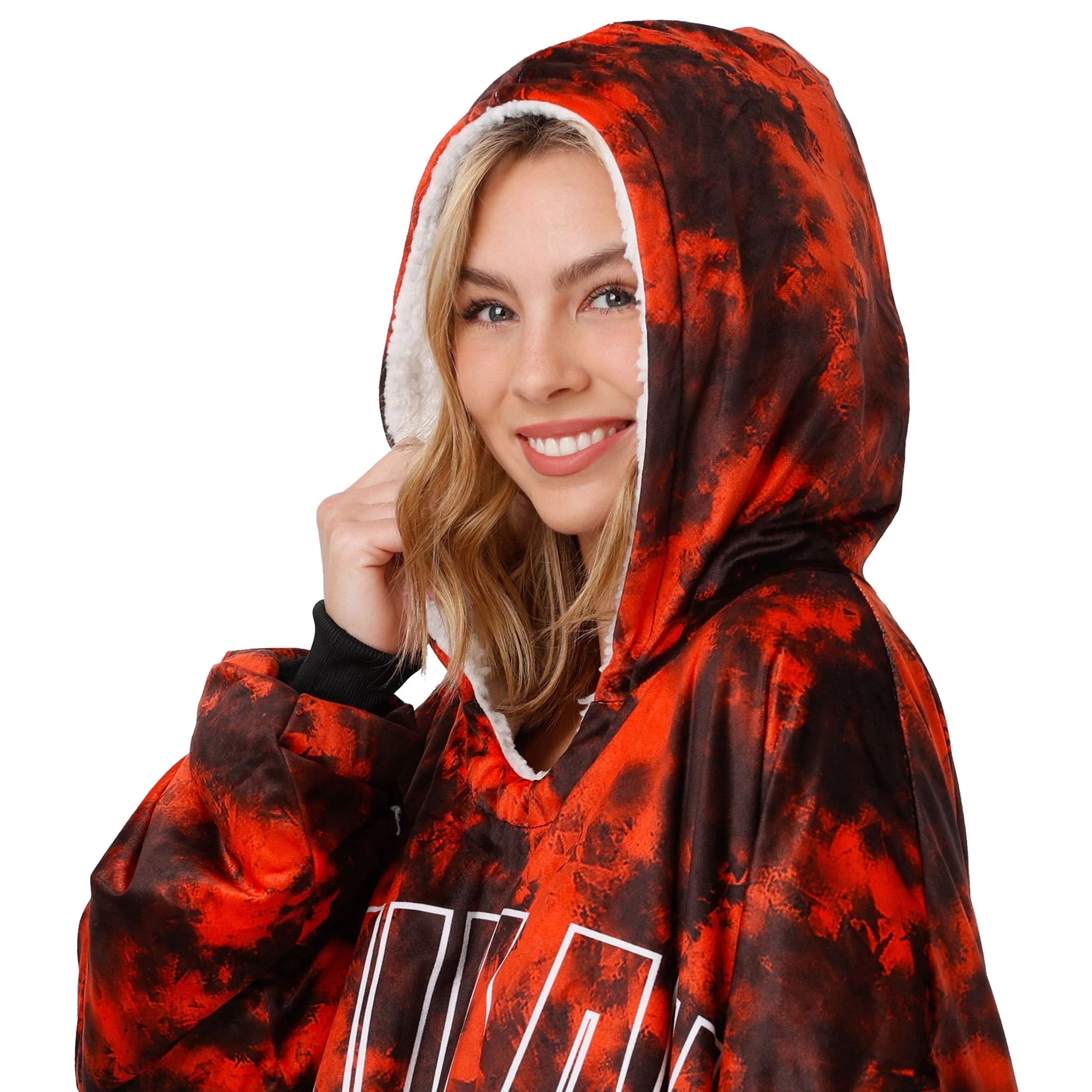 Cleveland Browns NFL Bold Logo Camo Hoodeez - Image 6
