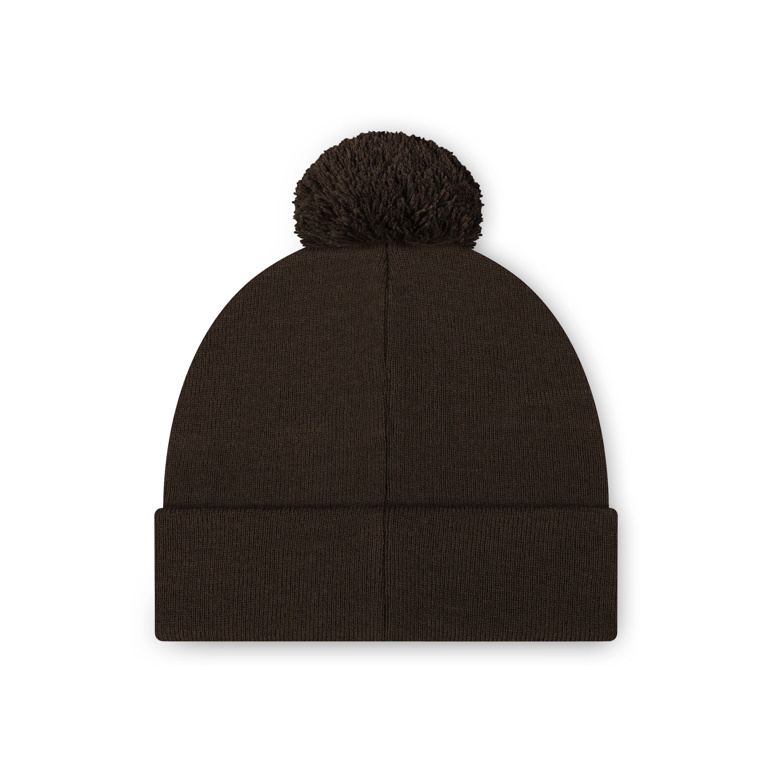 Cleveland Browns NFL Brown Basic Primary Logo Pom Beanie - Image 2