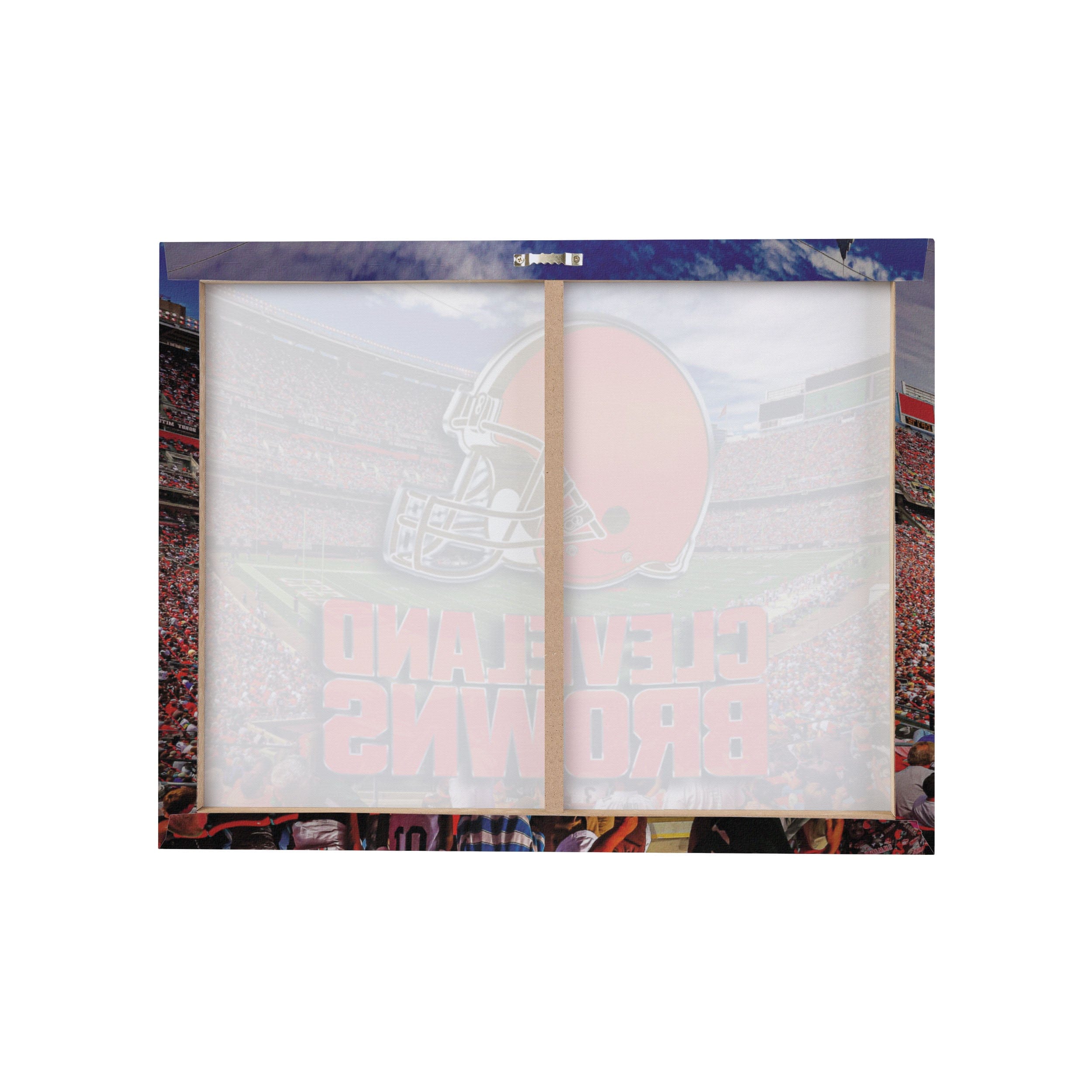 Cleveland Browns NFL Canvas Wall Sign - Image 5