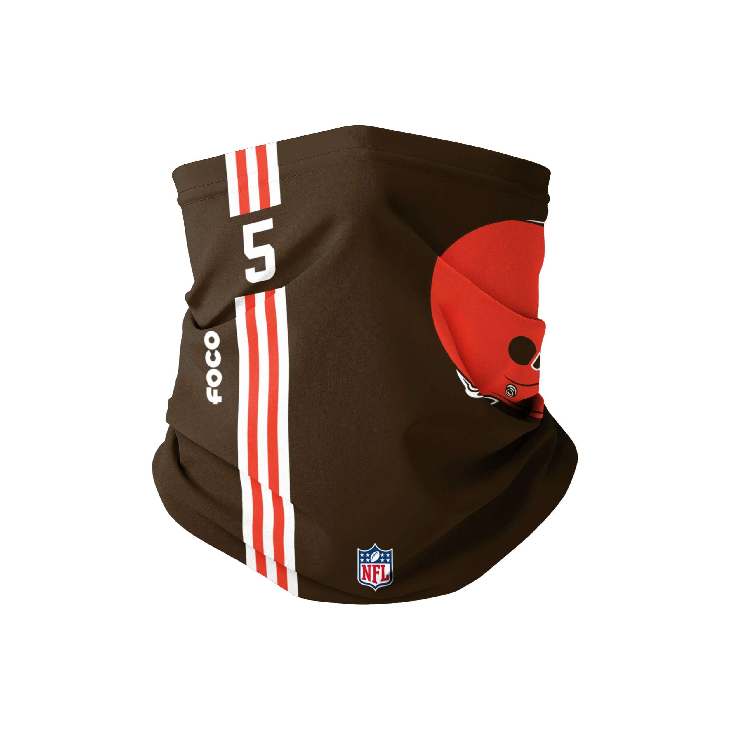 Cleveland Browns NFL Case Keenum On-Field Sideline Logo Gaiter Scarf