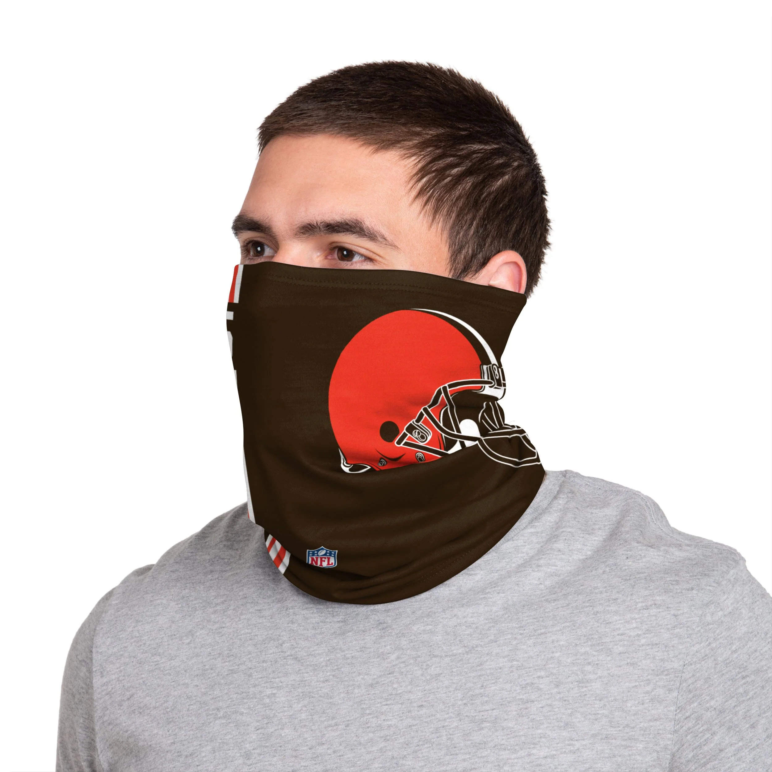 Cleveland Browns NFL Case Keenum On-Field Sideline Logo Gaiter Scarf - Image 2
