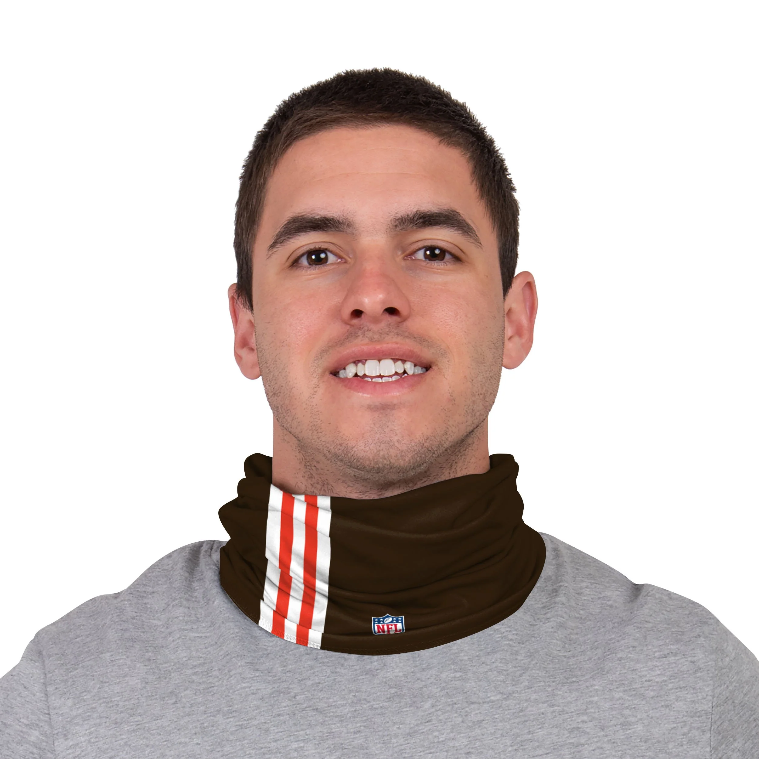 Cleveland Browns NFL Case Keenum On-Field Sideline Logo Gaiter Scarf - Image 3