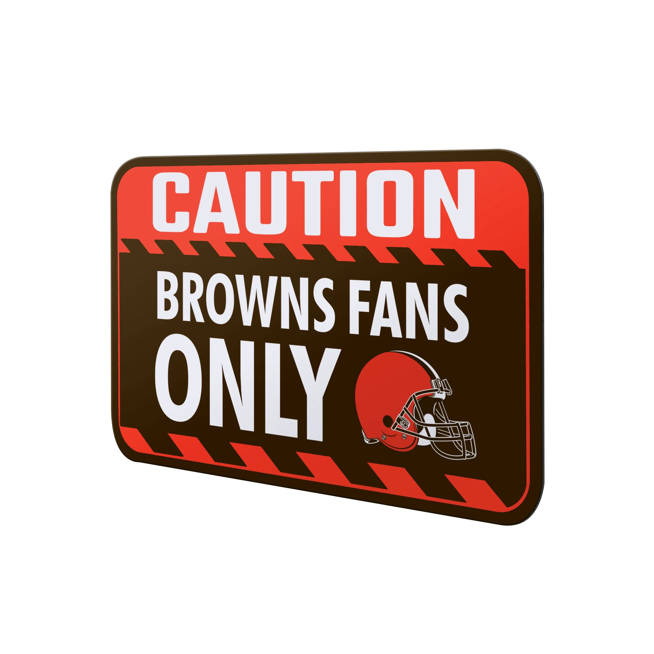 Cleveland Browns NFL Caution Sign - Image 2