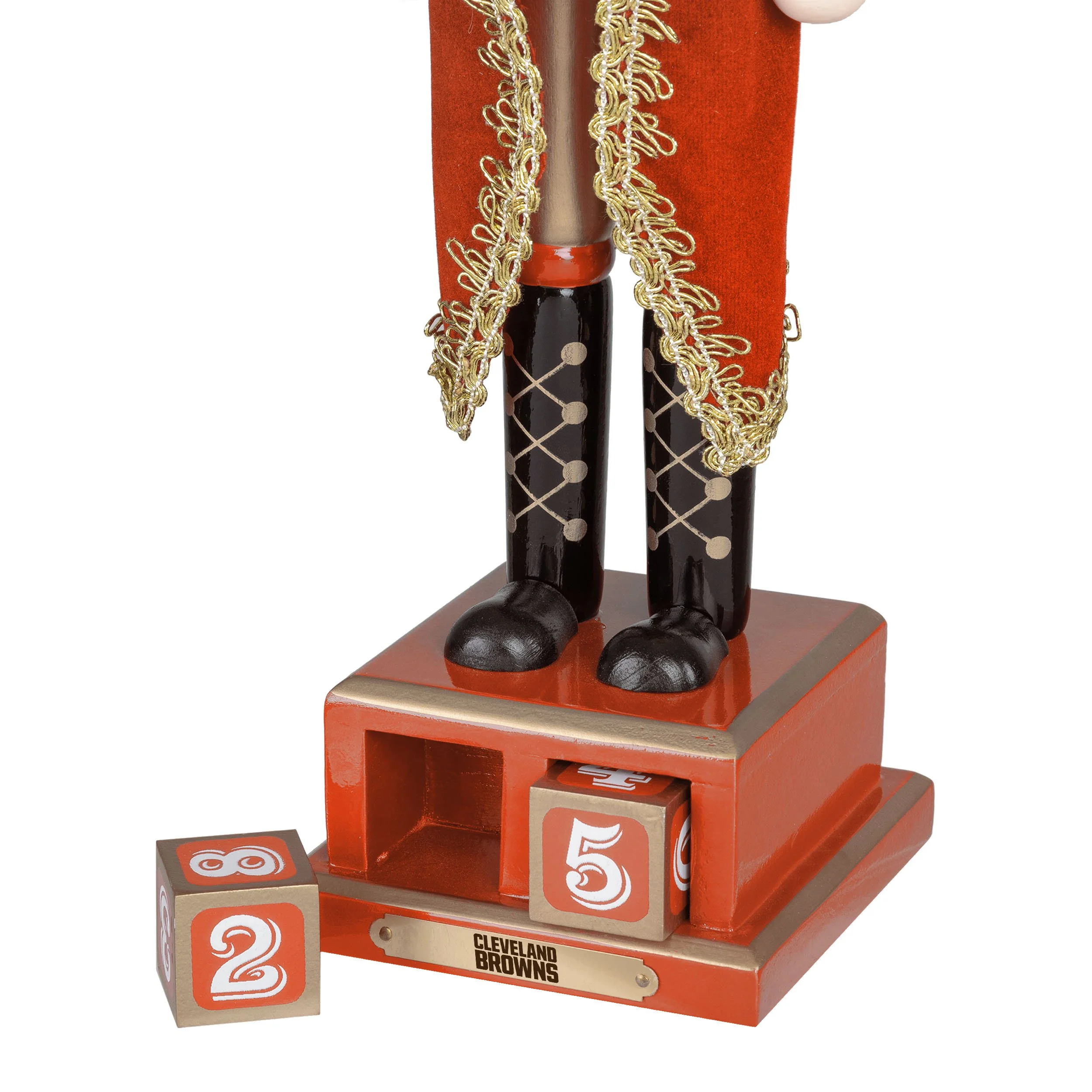 Cleveland Browns NFL Countdown Nutcracker - Image 4