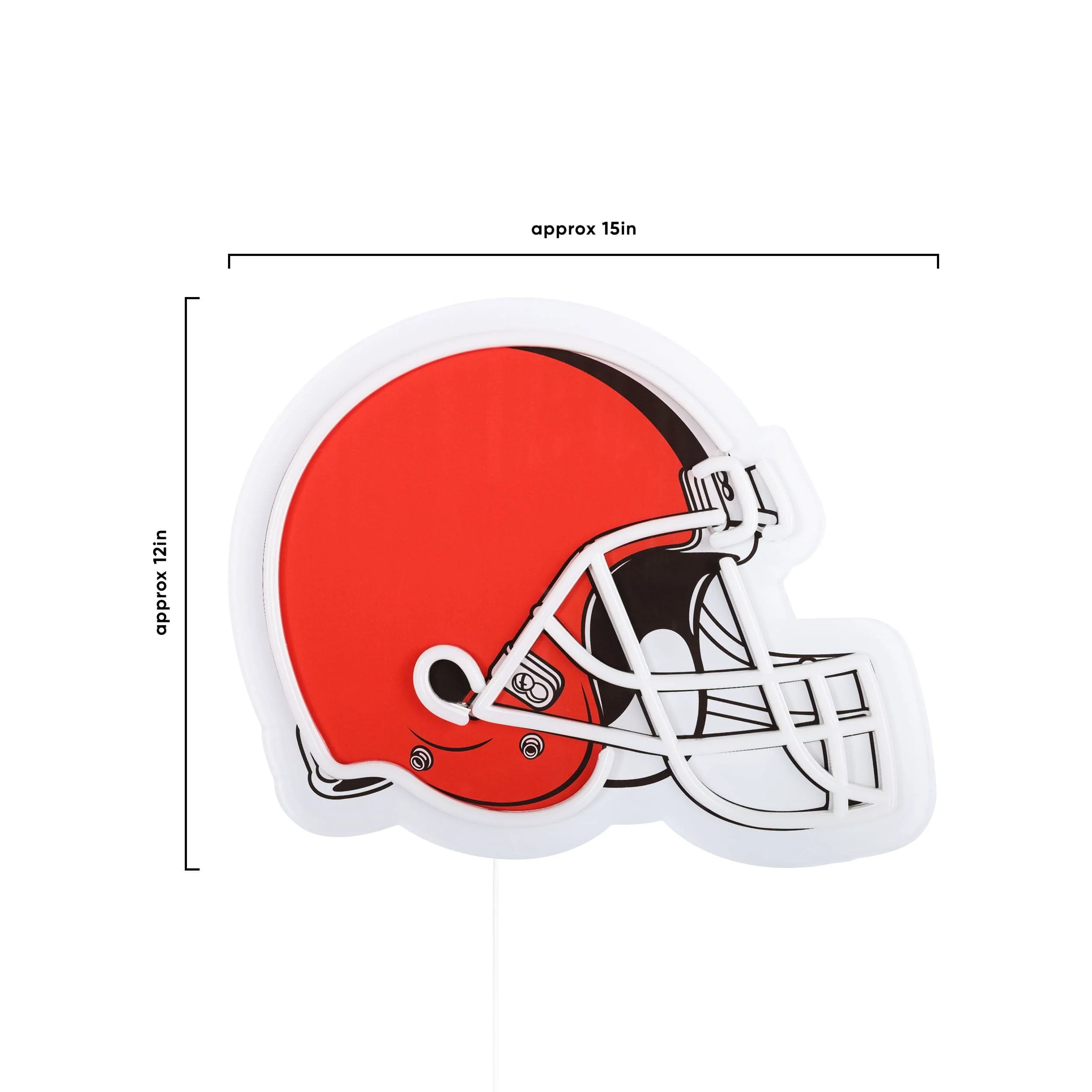 Cleveland Browns NFL LED Neon Light Up Team Logo Sign - Image 5