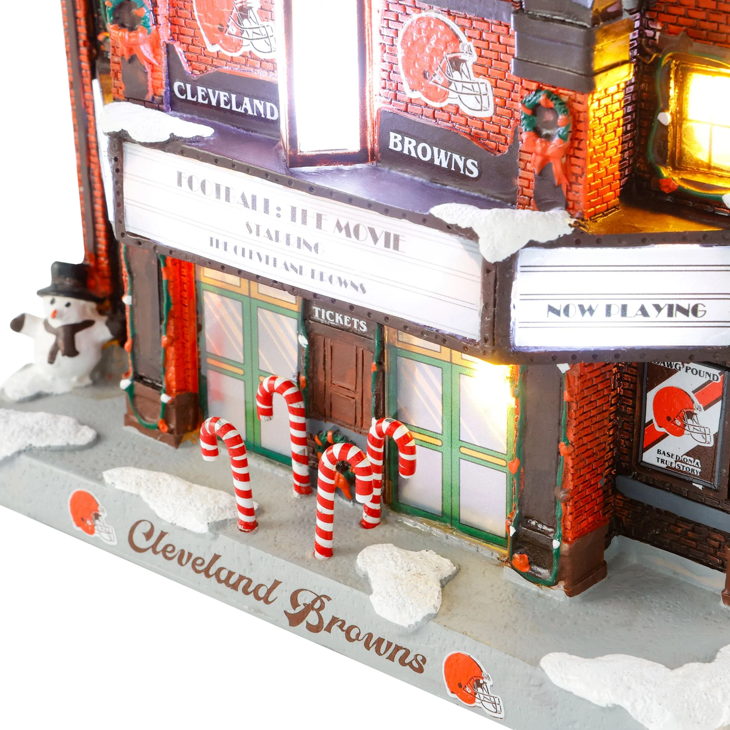 Cleveland Browns NFL Light Up Resin Team Theater - Image 2