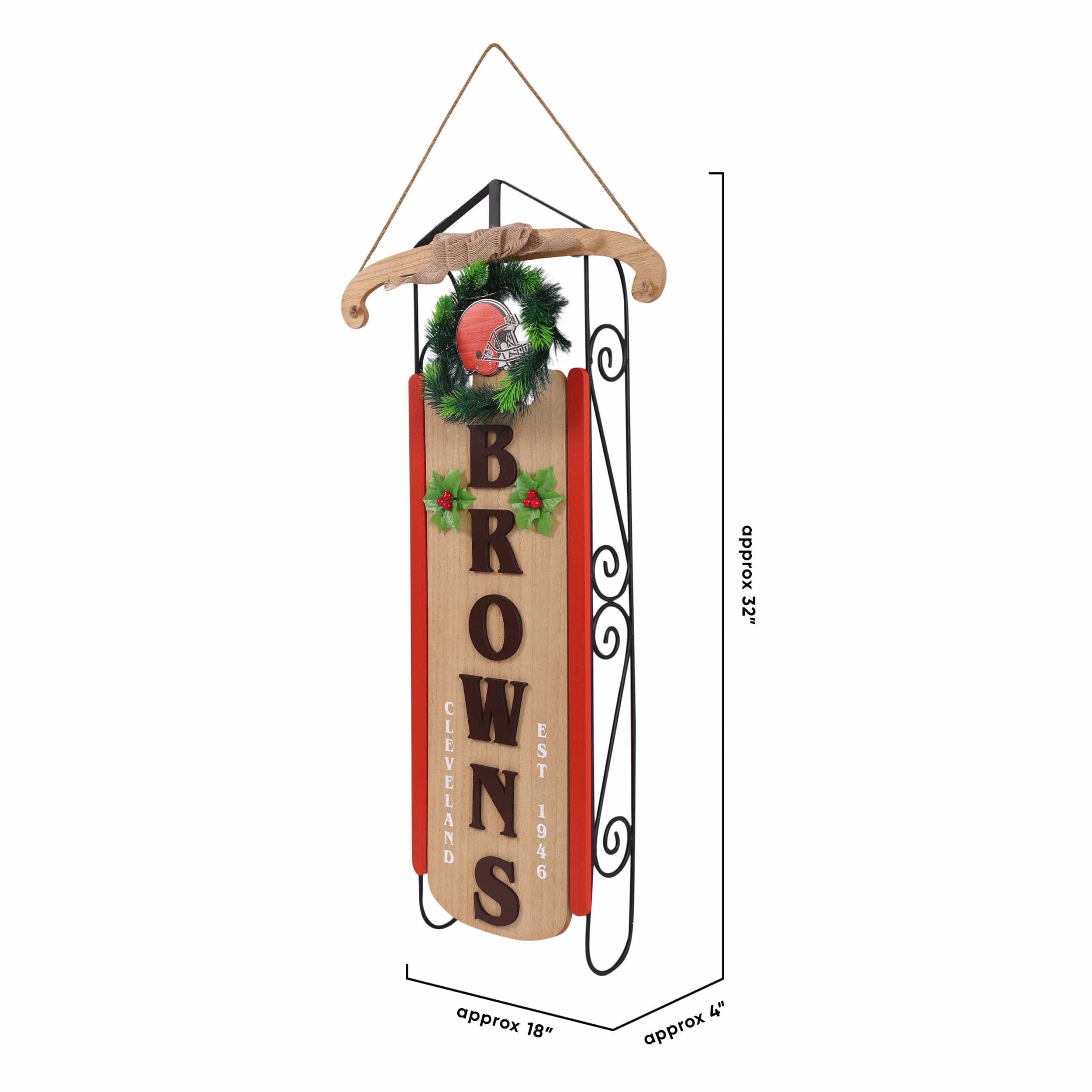 Cleveland Browns NFL Light Up Sled - Image 3