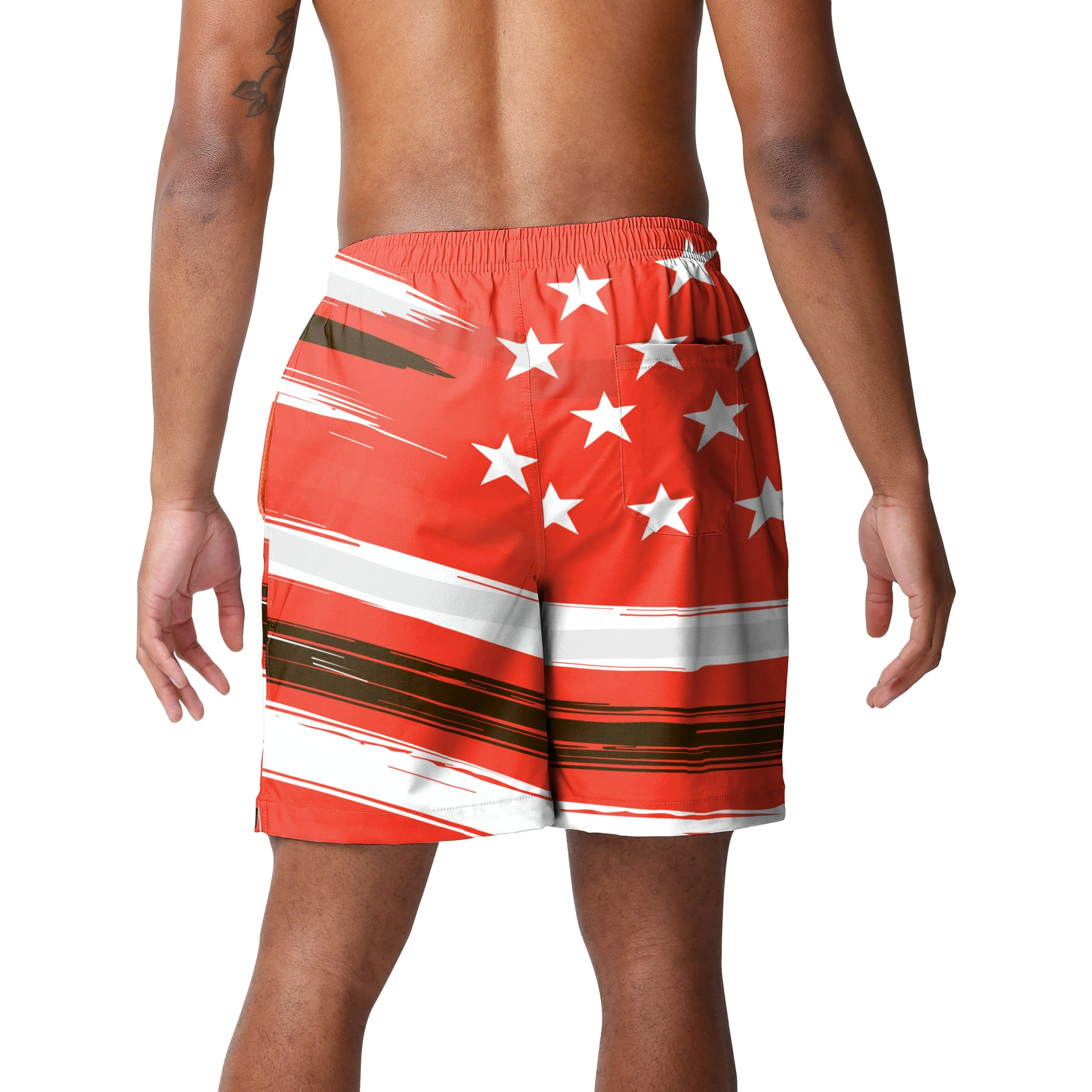 Cleveland Browns NFL Mens Americana Swimming Trunks - Image 3