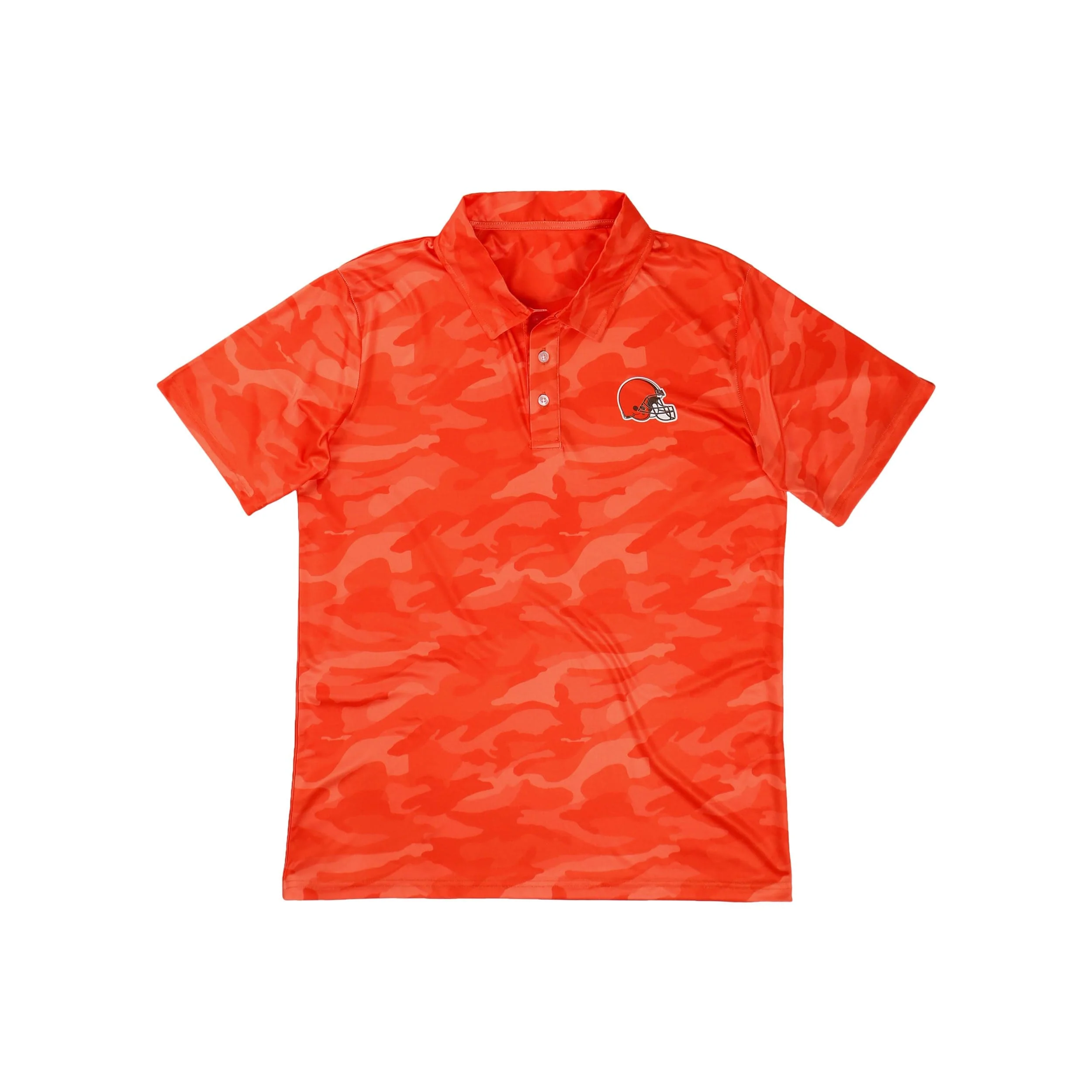 Cleveland Browns NFL Mens Color Camo Polyester Polo - Image 5