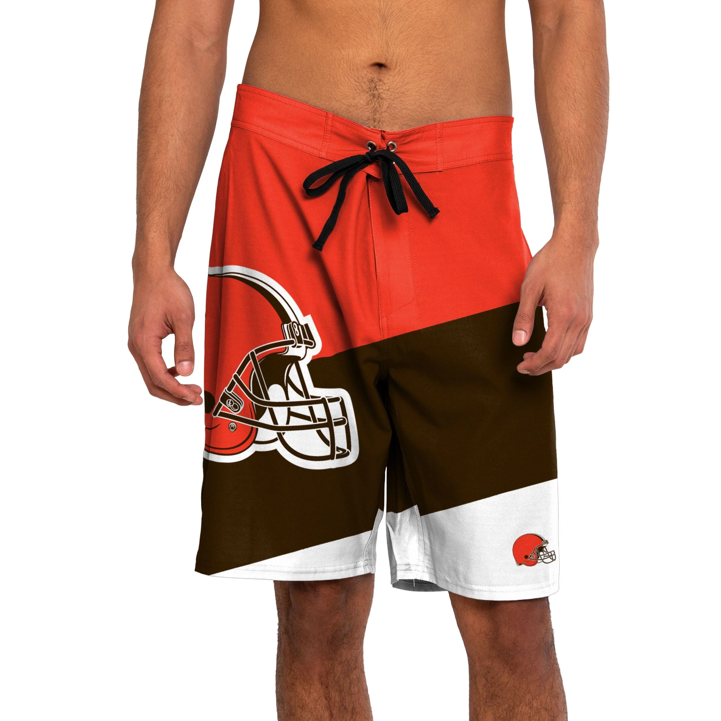 Cleveland Browns NFL Mens Color Dive Boardshorts - Image 2