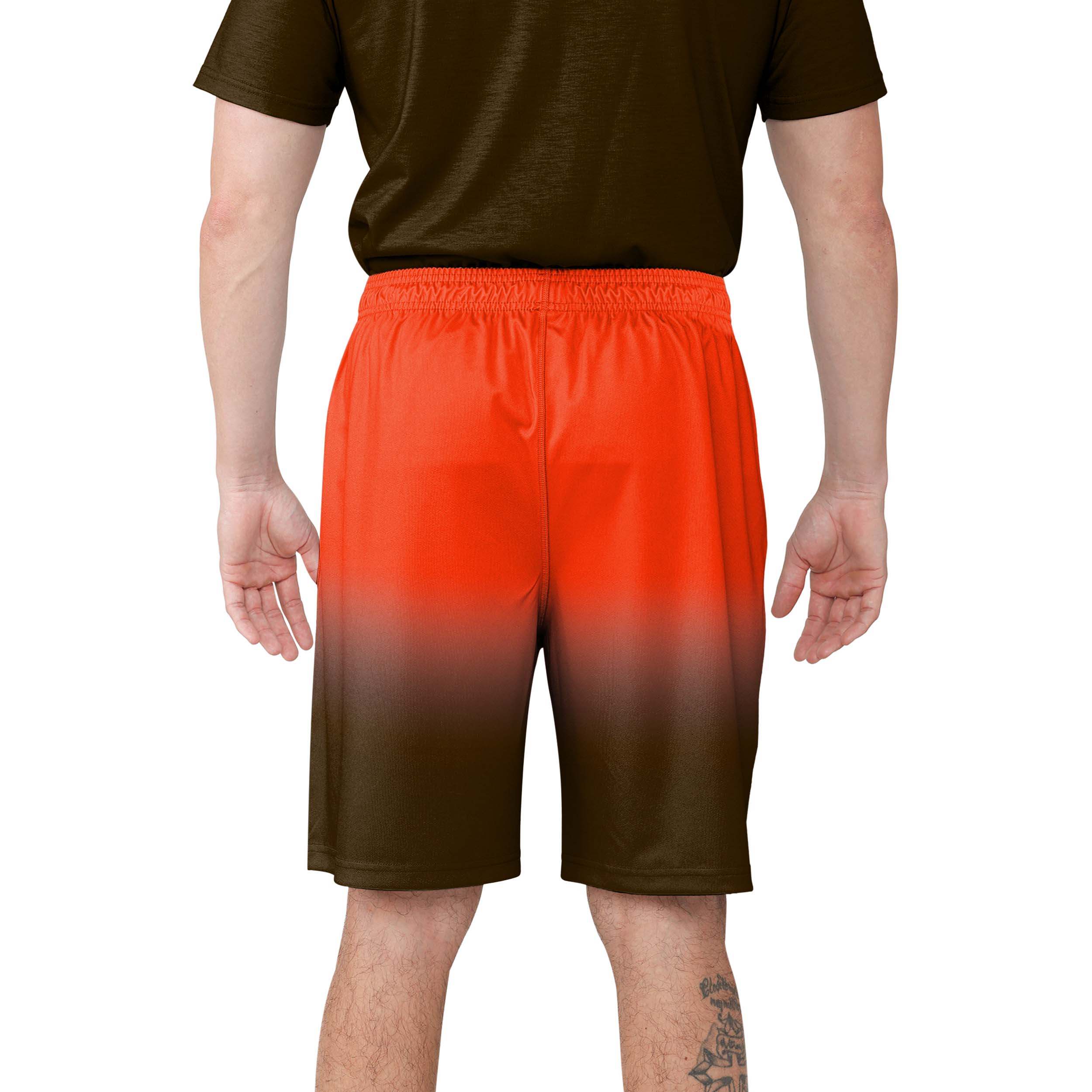 Cleveland Browns NFL Mens Game Ready Gradient Training Shorts - Image 3